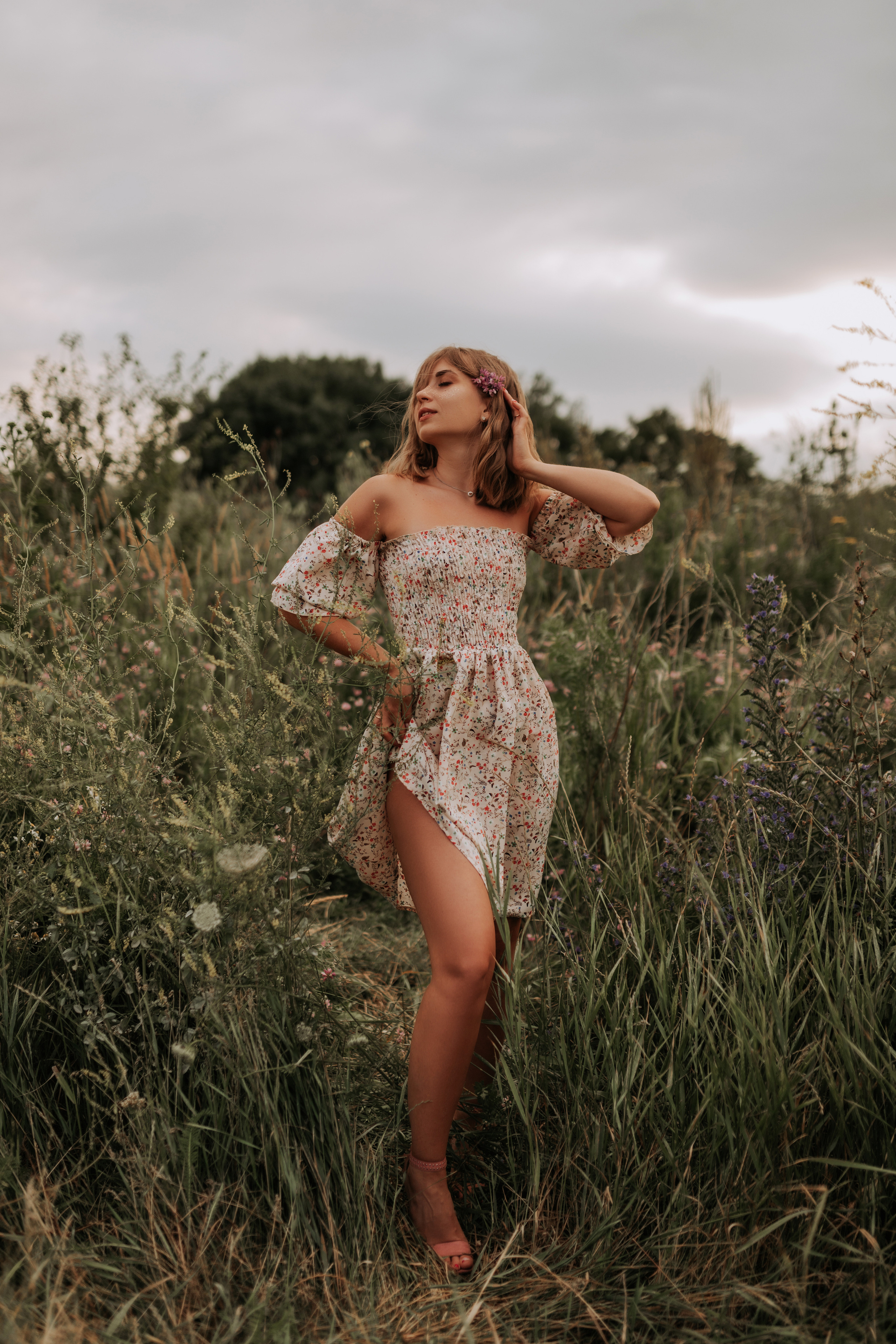 Ветер в волосах. Фотограф Ксения Мищук