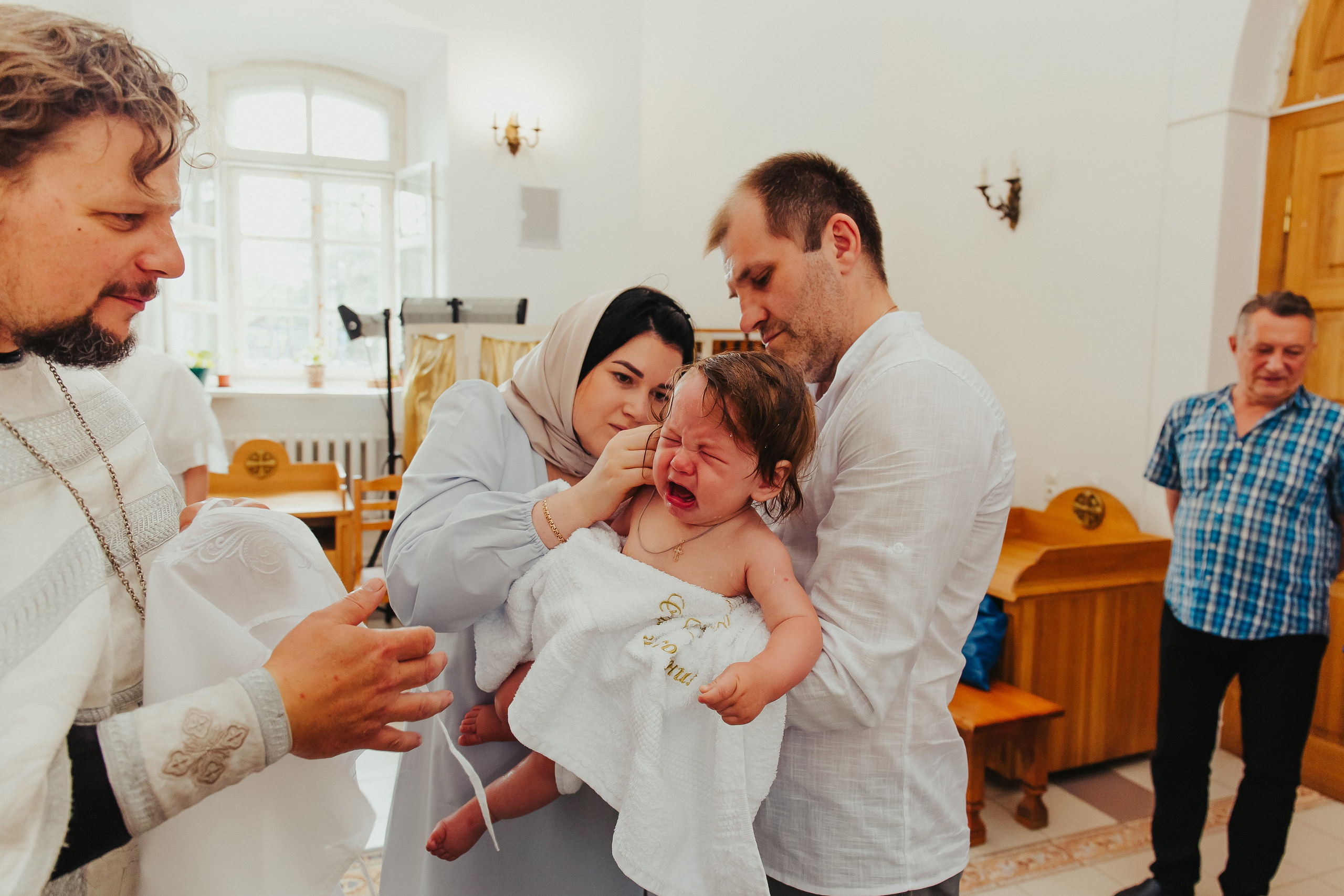 Фотосъемка Крещения ребенка. Фотограф новорожденных и детский в Сергиевом Посаде Кругликова Юлия