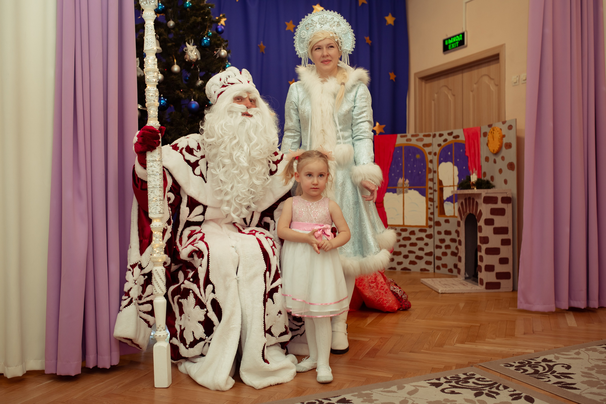 Новогодний утренник в детском саду. Семейный и детский фотограф в Москве Дорогова Екатерина