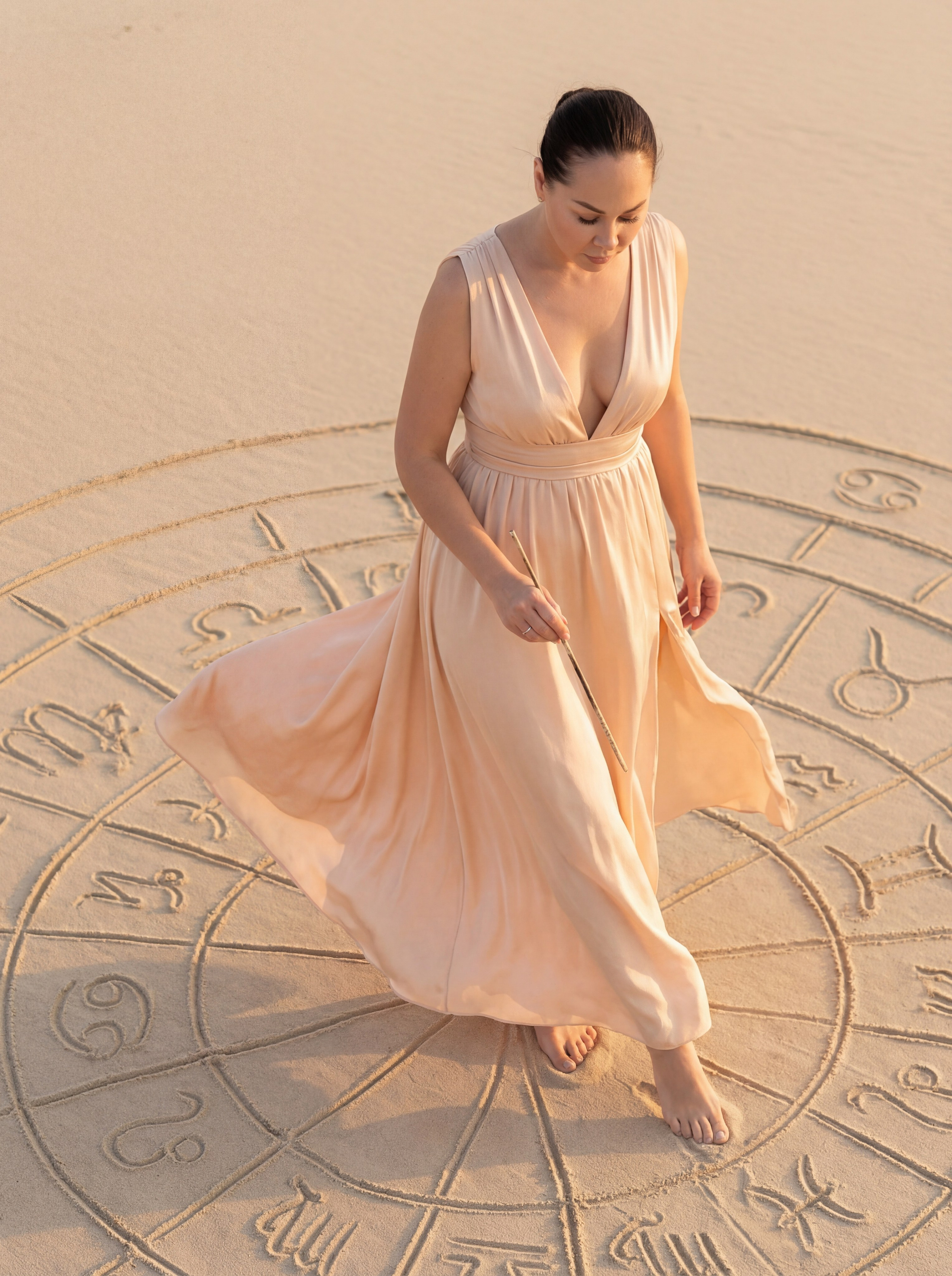 Современное фото астролога с элементами космоса – уникальная идея и 100% оригинальность