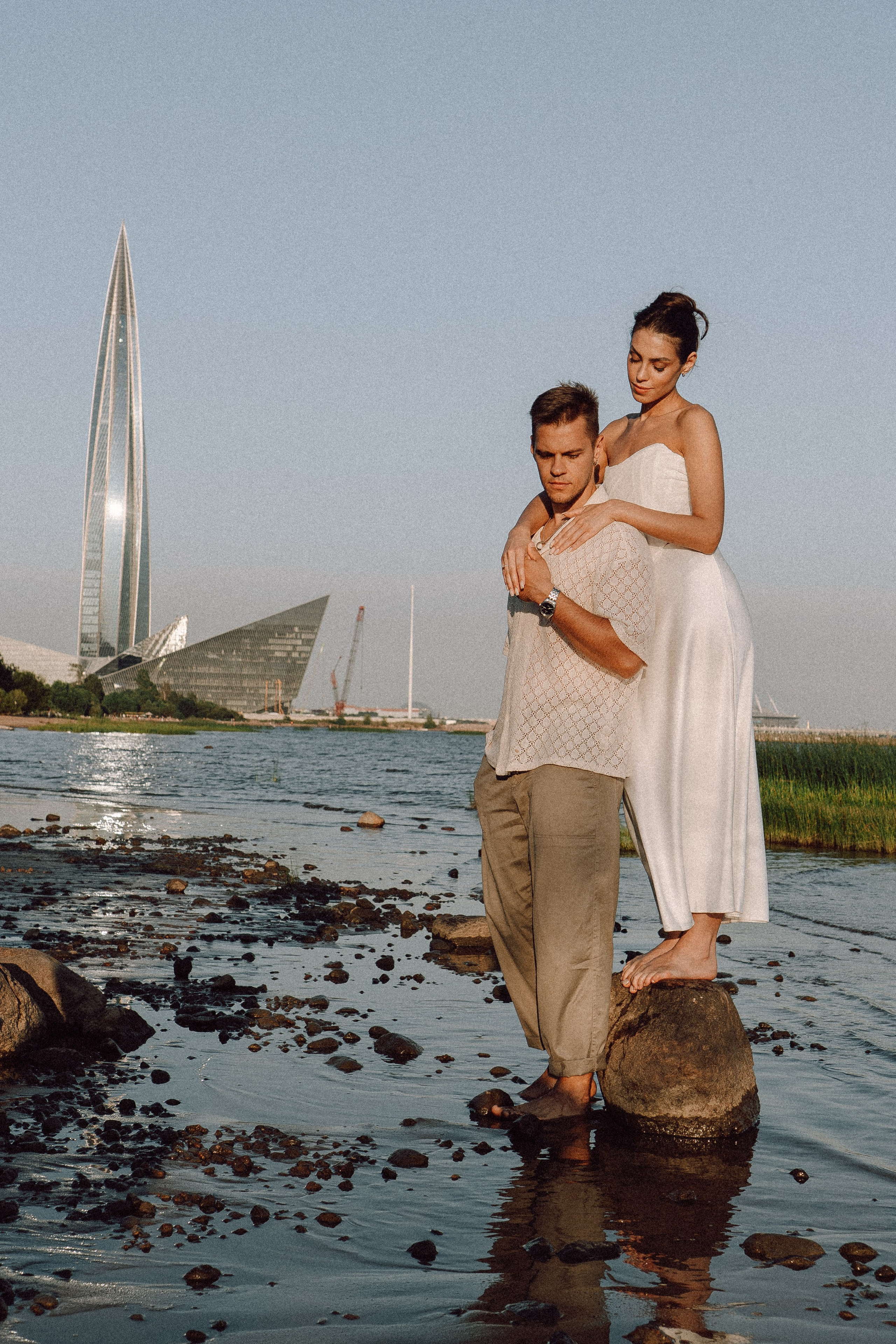 СВАДЕБНАЯ ФОТОСЕССИЯ ВЫЕЗДНОЙ ЦЕРЕМОНИИ (ФИНСКИЙ ЗАЛИВ). Профессиональный фотограф, Санкт-Петербург — Виктория Богомолова