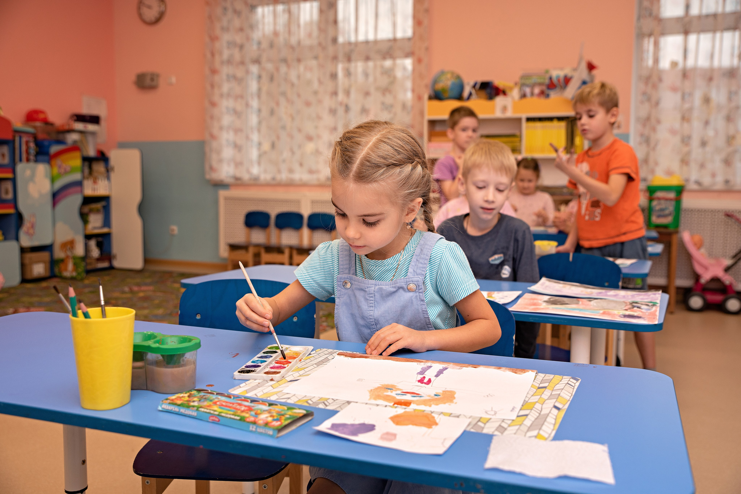 фотосессия в группе детский сад