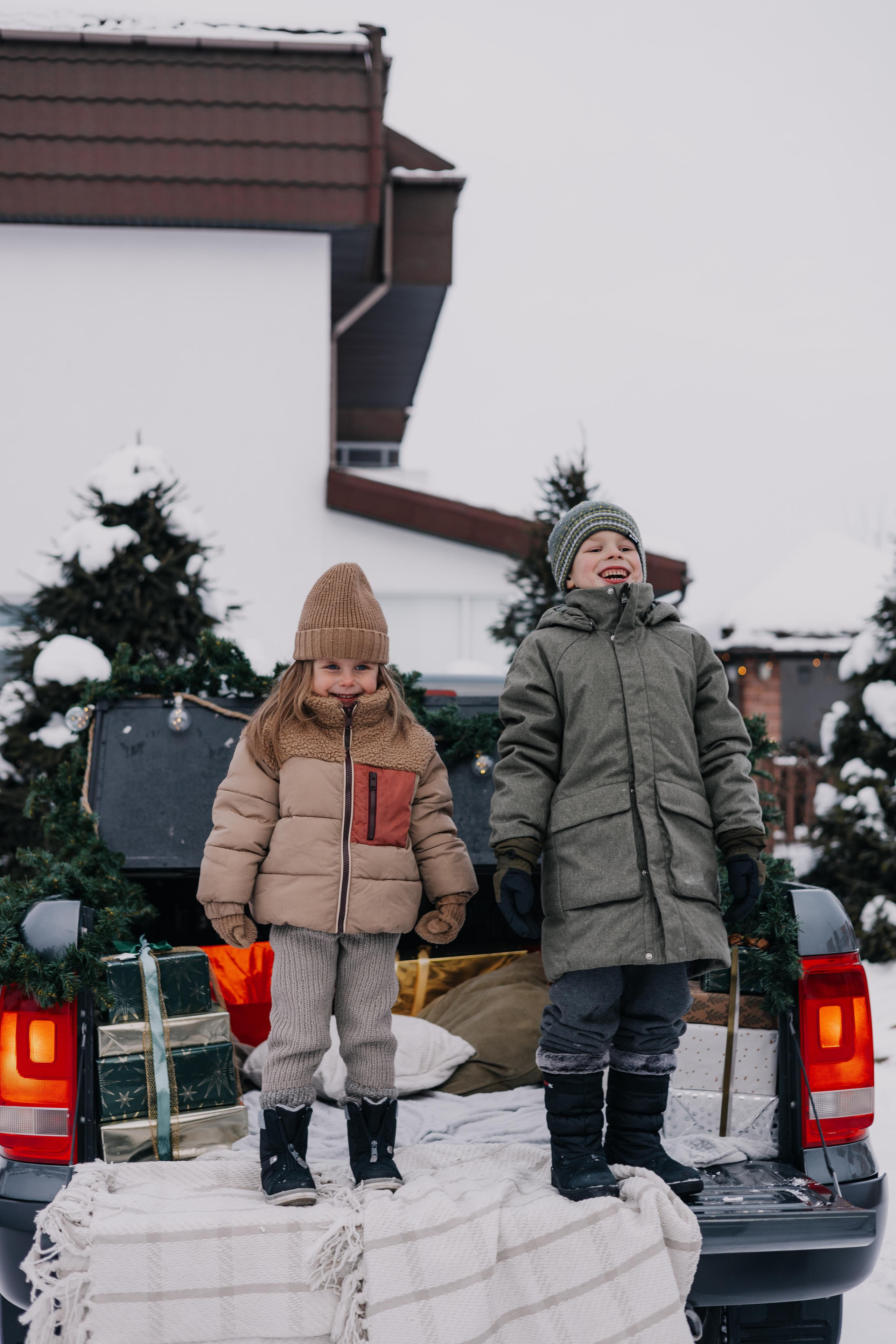 Семья, зима, пикап. Marina Shakirova Photography