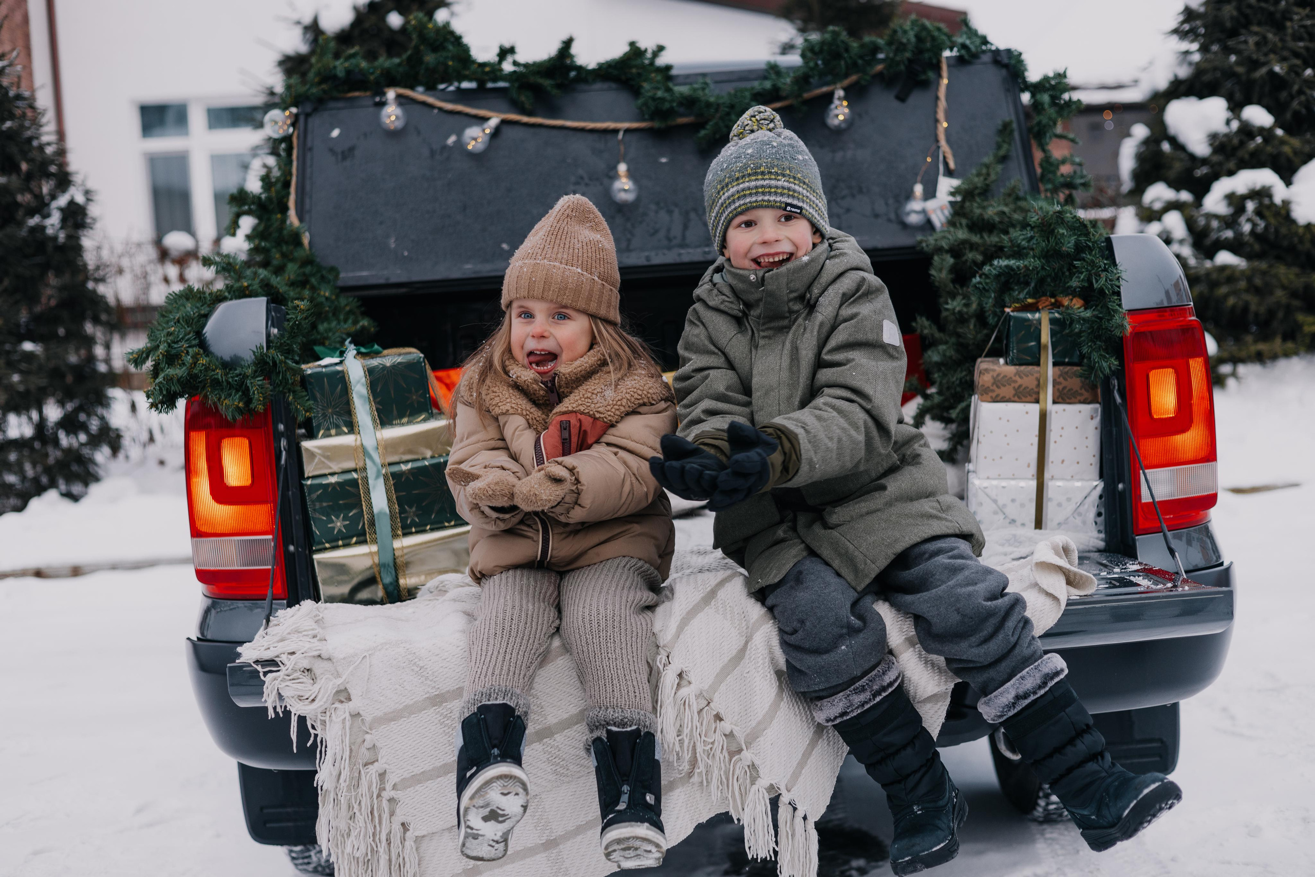 Семья, зима, пикап. Marina Shakirova Photography