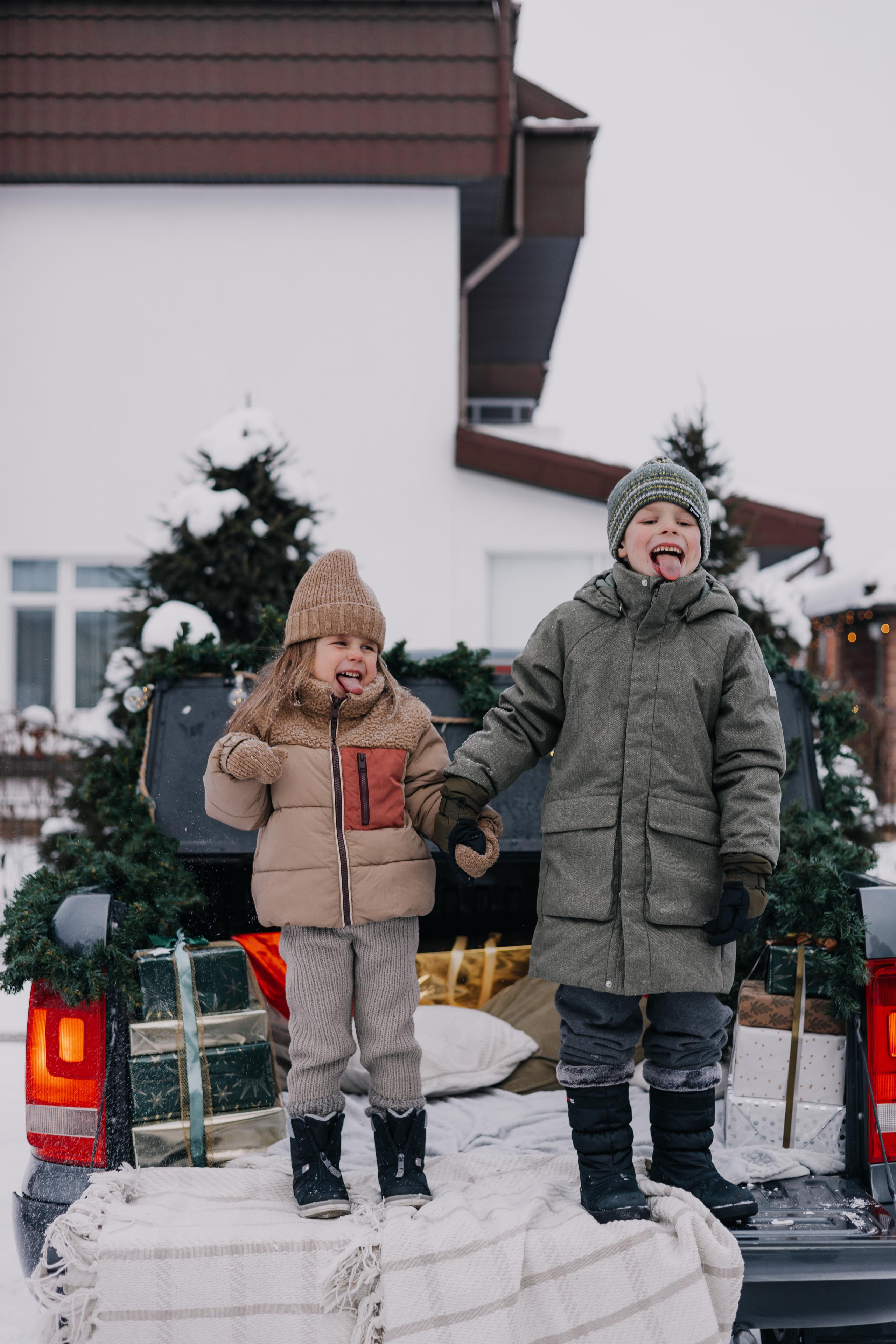 Семья, зима, пикап. Marina Shakirova Photography