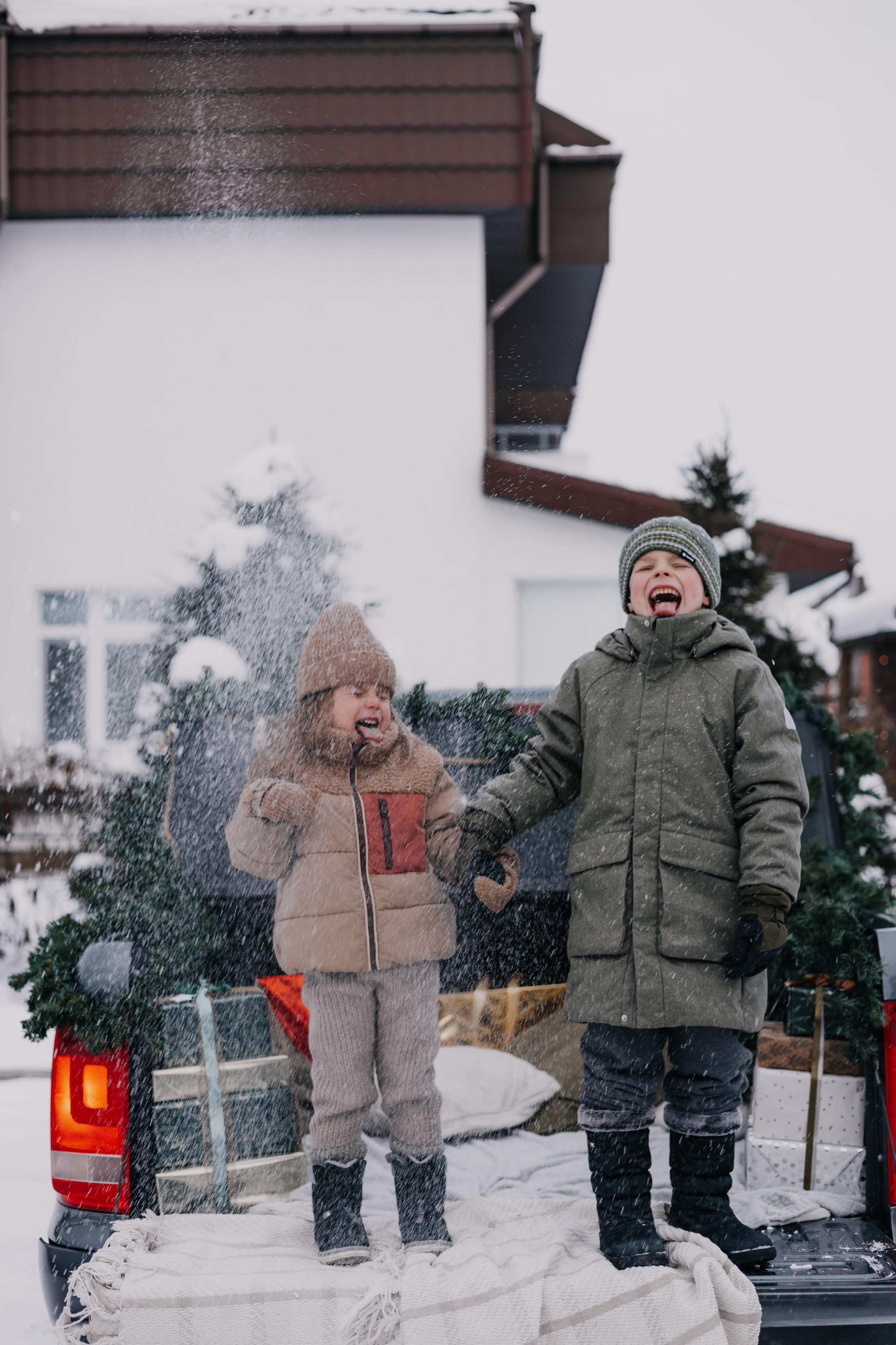 Семья, зима, пикап. Marina Shakirova Photography