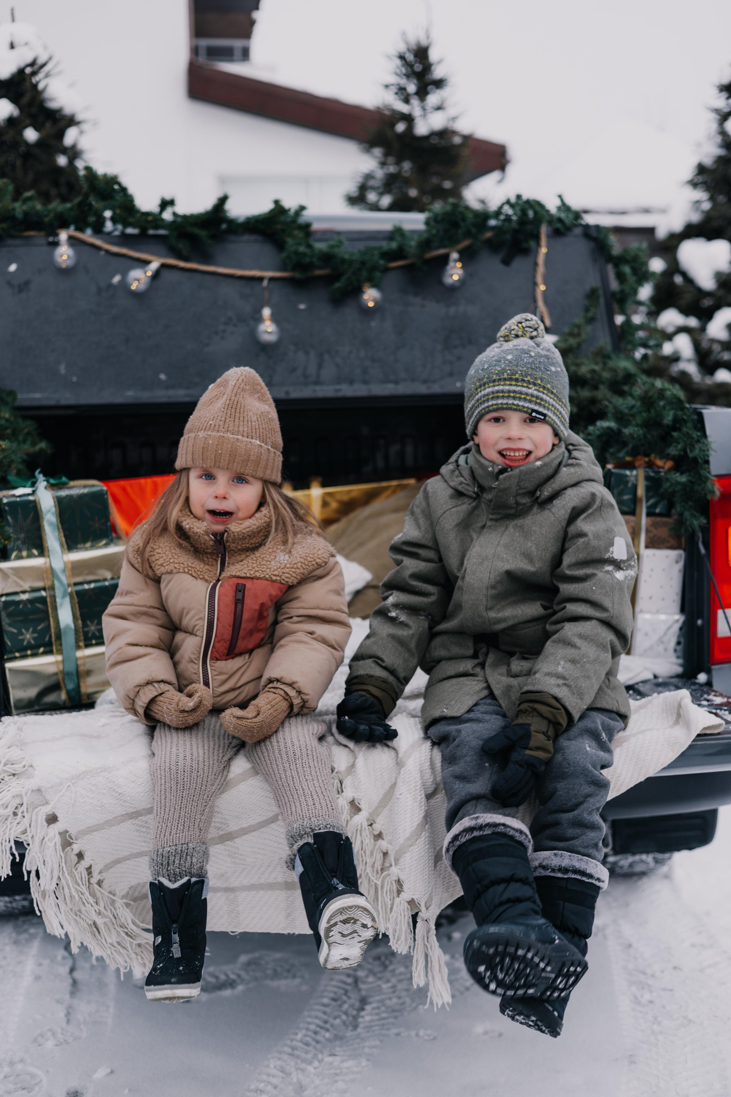 Семья, зима, пикап. Marina Shakirova Photography