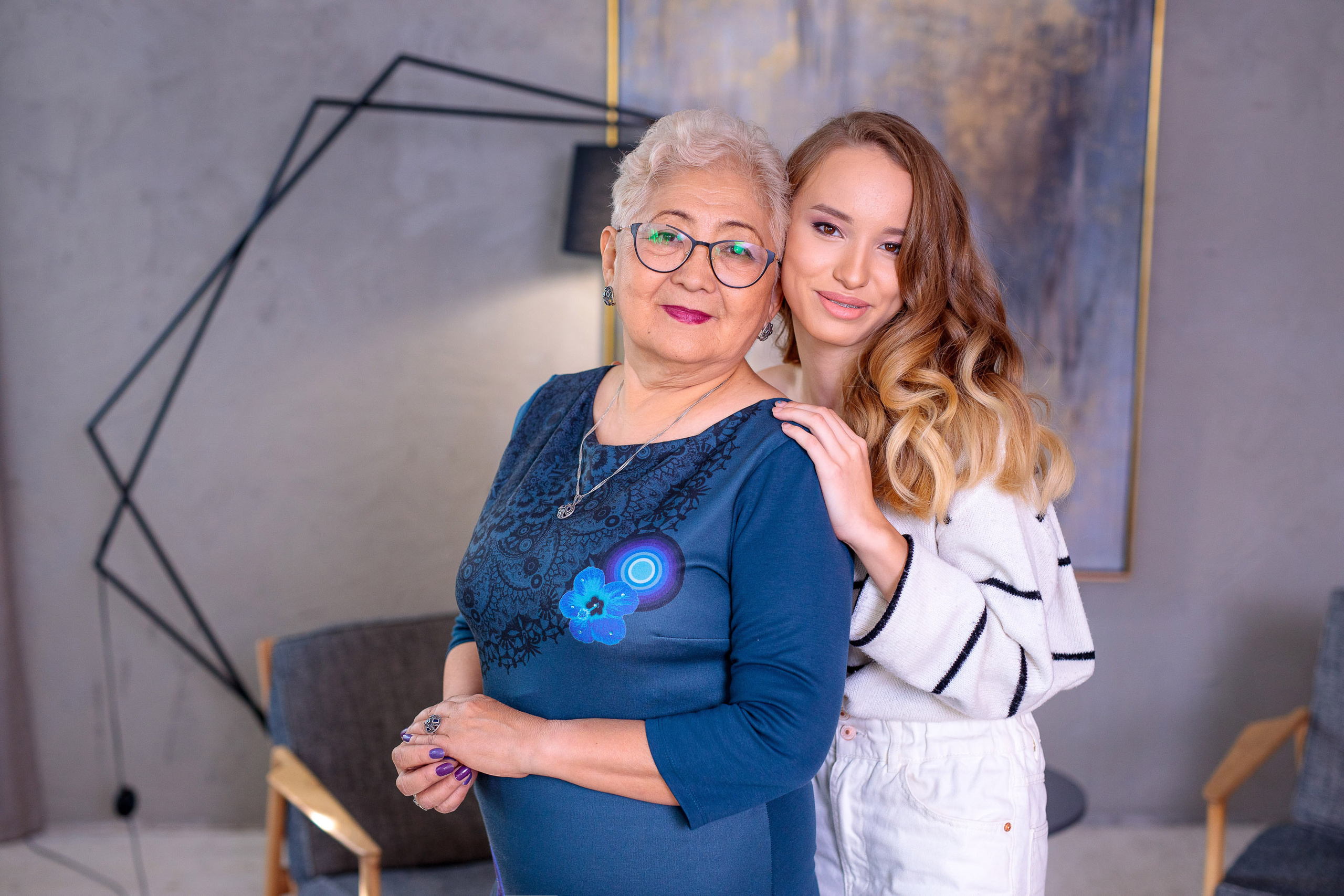 Фотосессия в студии большой семьи. Свадебный и семейный фотограф в Алматы Алексей Балышев