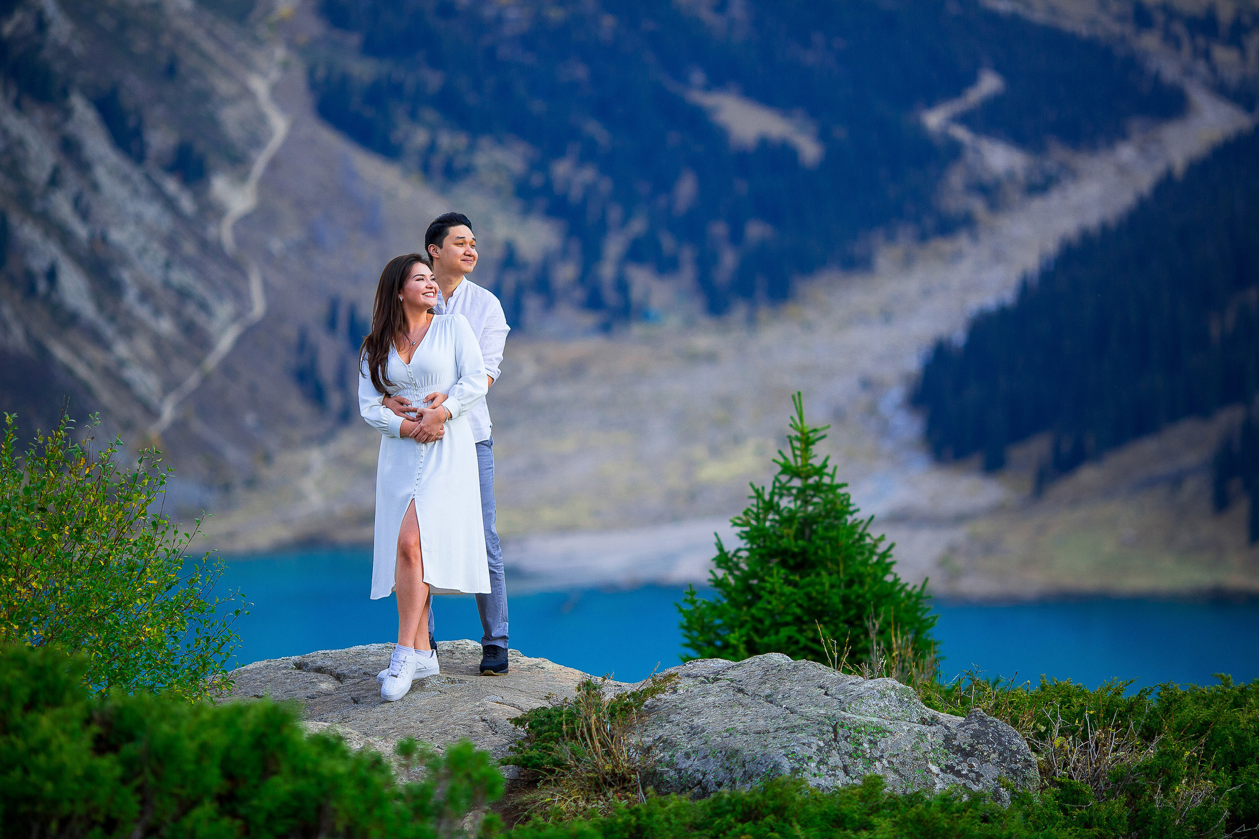 Фото-прогулка на Большом Алмаатинском Озере. Свадебный и семейный фотограф в Алматы Алексей Балышев