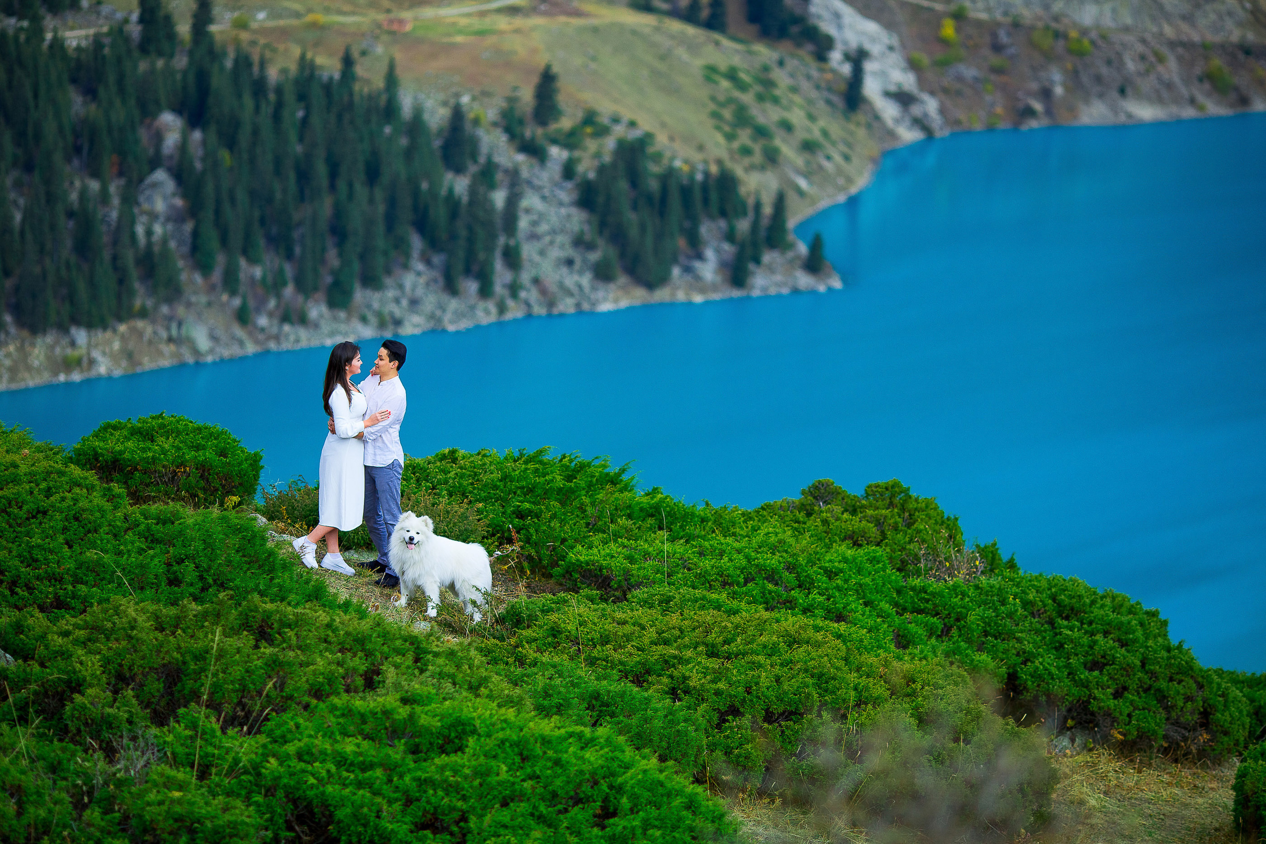 Фото-прогулка на Большом Алмаатинском Озере. Свадебный и семейный фотограф в Алматы Алексей Балышев