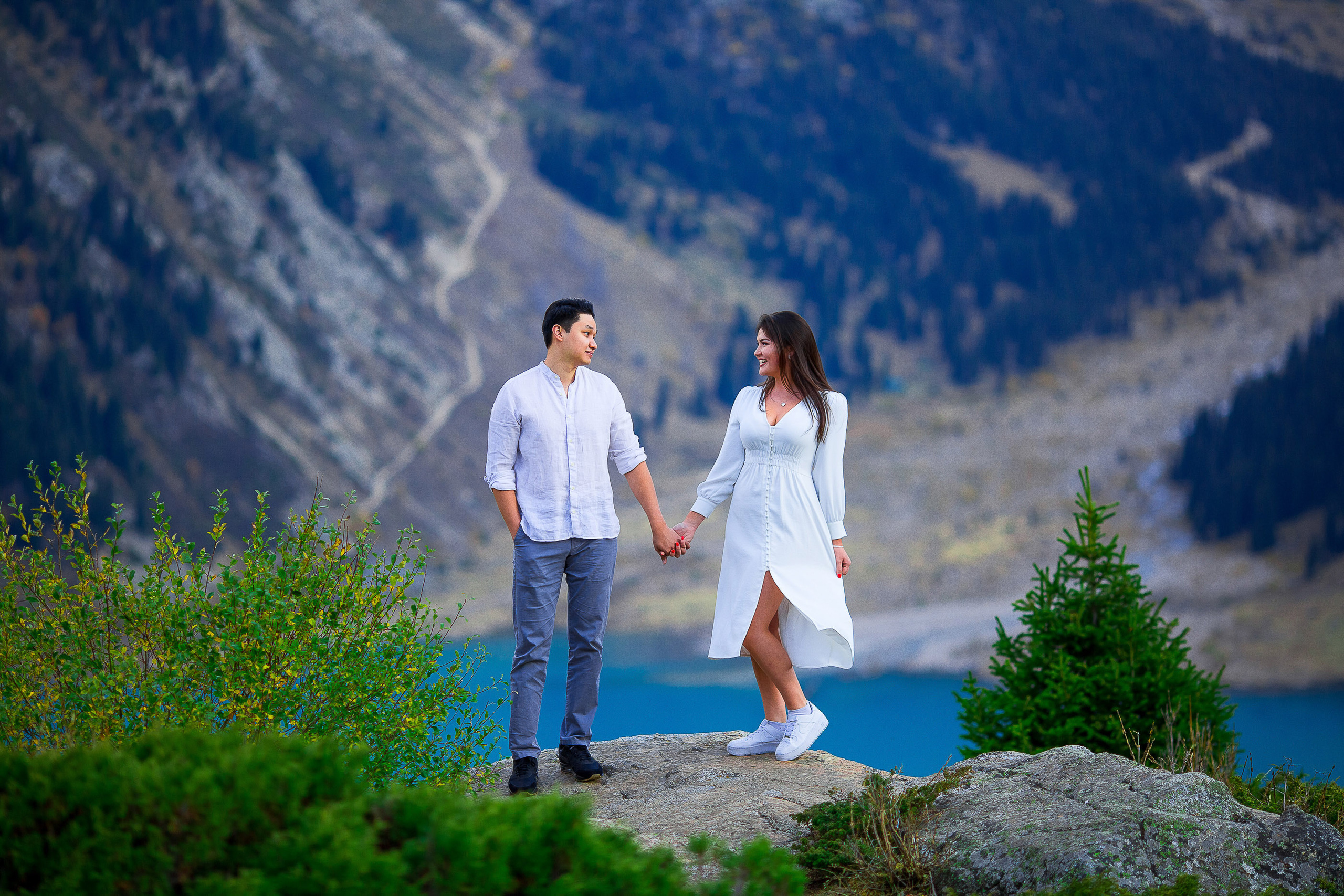 Фото-прогулка на Большом Алмаатинском Озере. Свадебный и семейный фотограф в Алматы Алексей Балышев