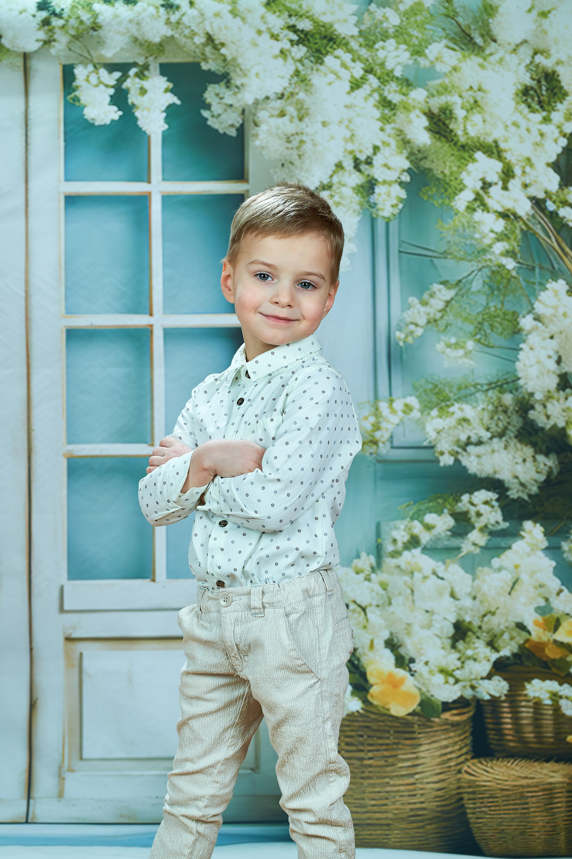 Детская весенняя фотосъемка