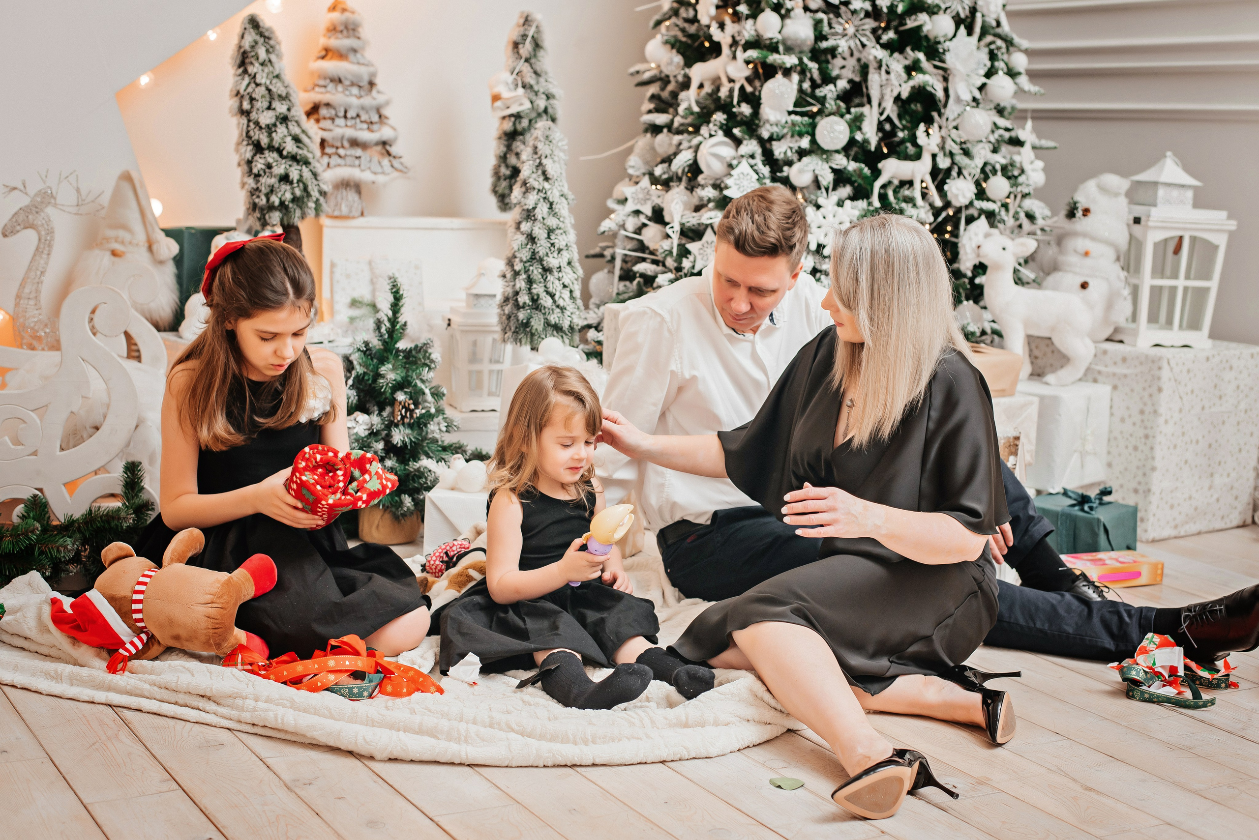 Новый год семьи Виктории. Детский и семейный фотограф выпускной альбом Приморско-Ахтарск