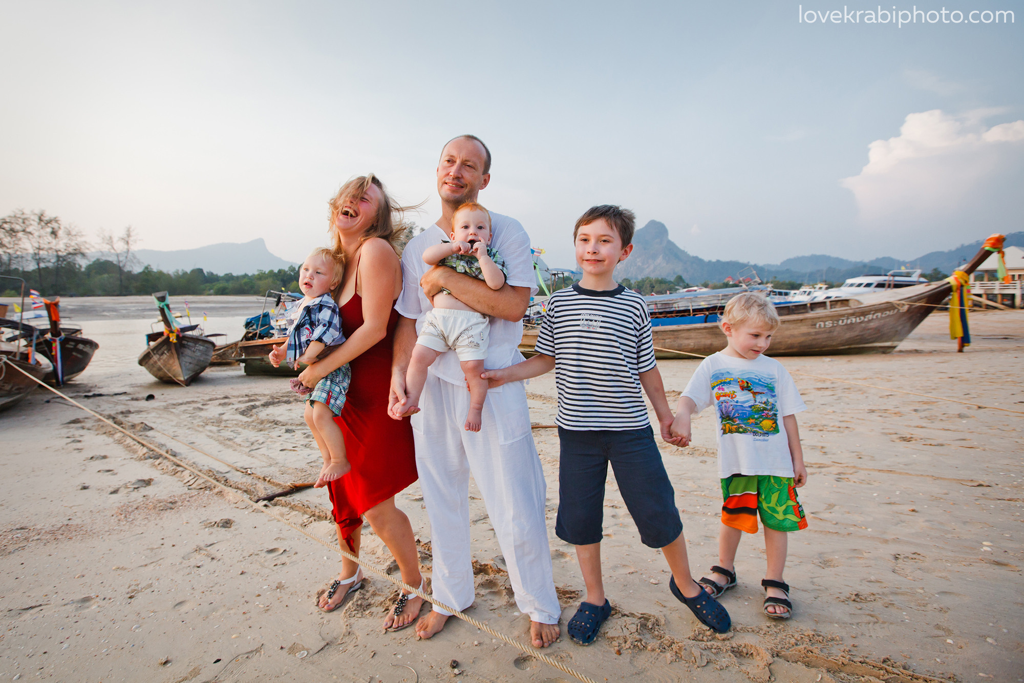 family kids photography krabi thailand