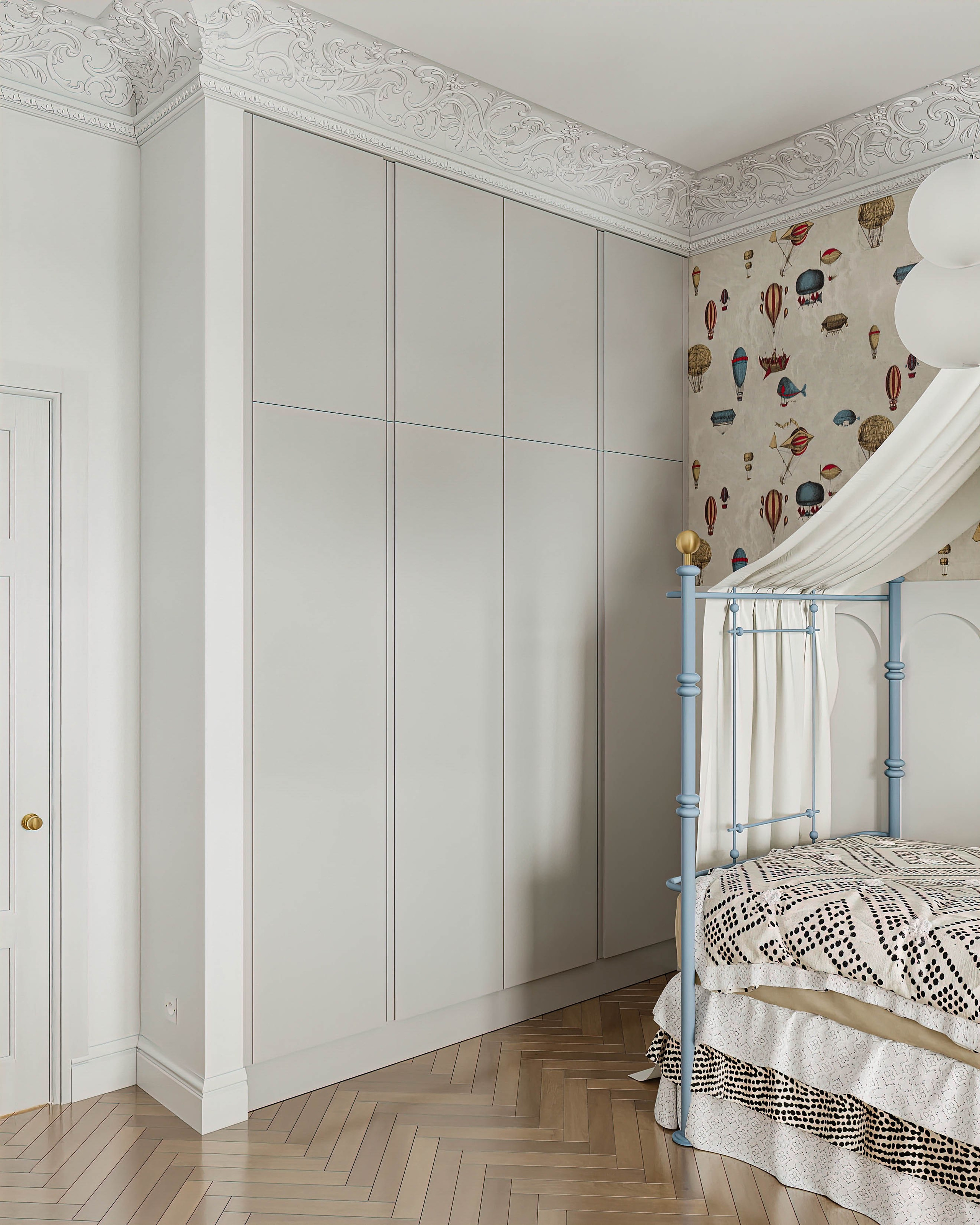 Проект квартиры в старом фонде 160 м²/ Дизайнер: Кристина Саакян. Студия интерьерной визуализации tmshkn.vis