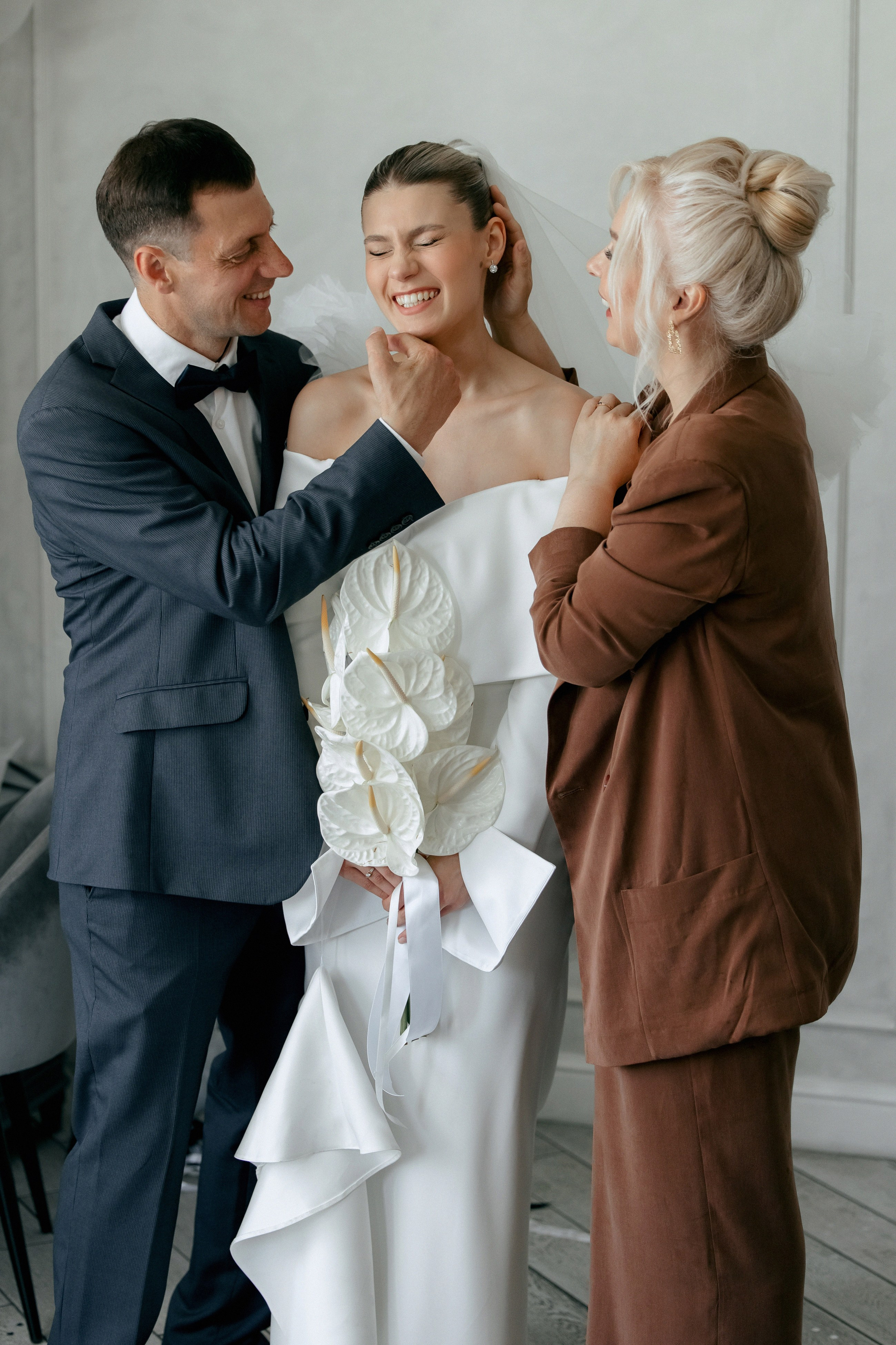 Свадебная фотосессия Настя, Макс и Карюша. Свадебный фотограф Москва