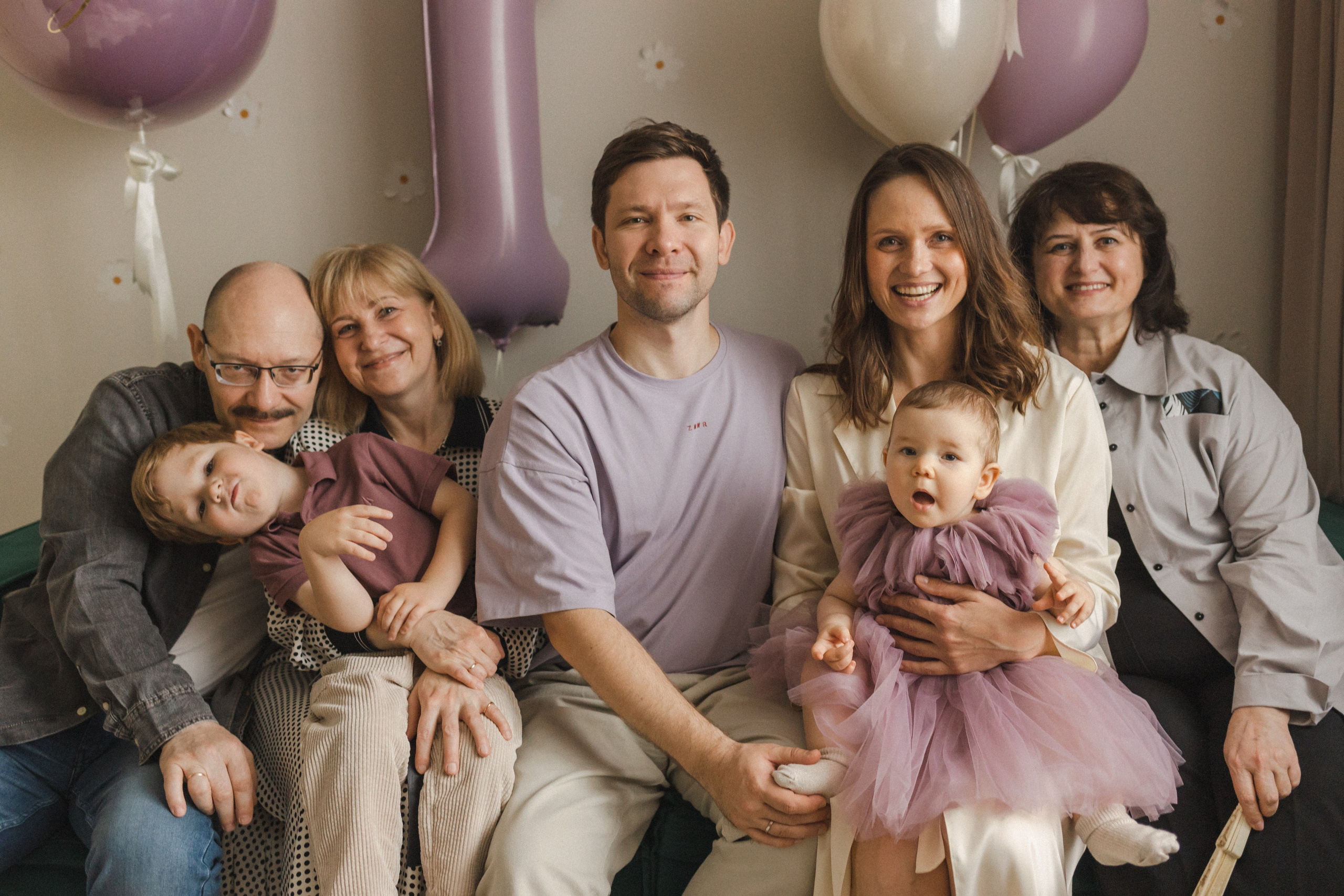 Аглае 1 годик. Семейный фотограф в Москве