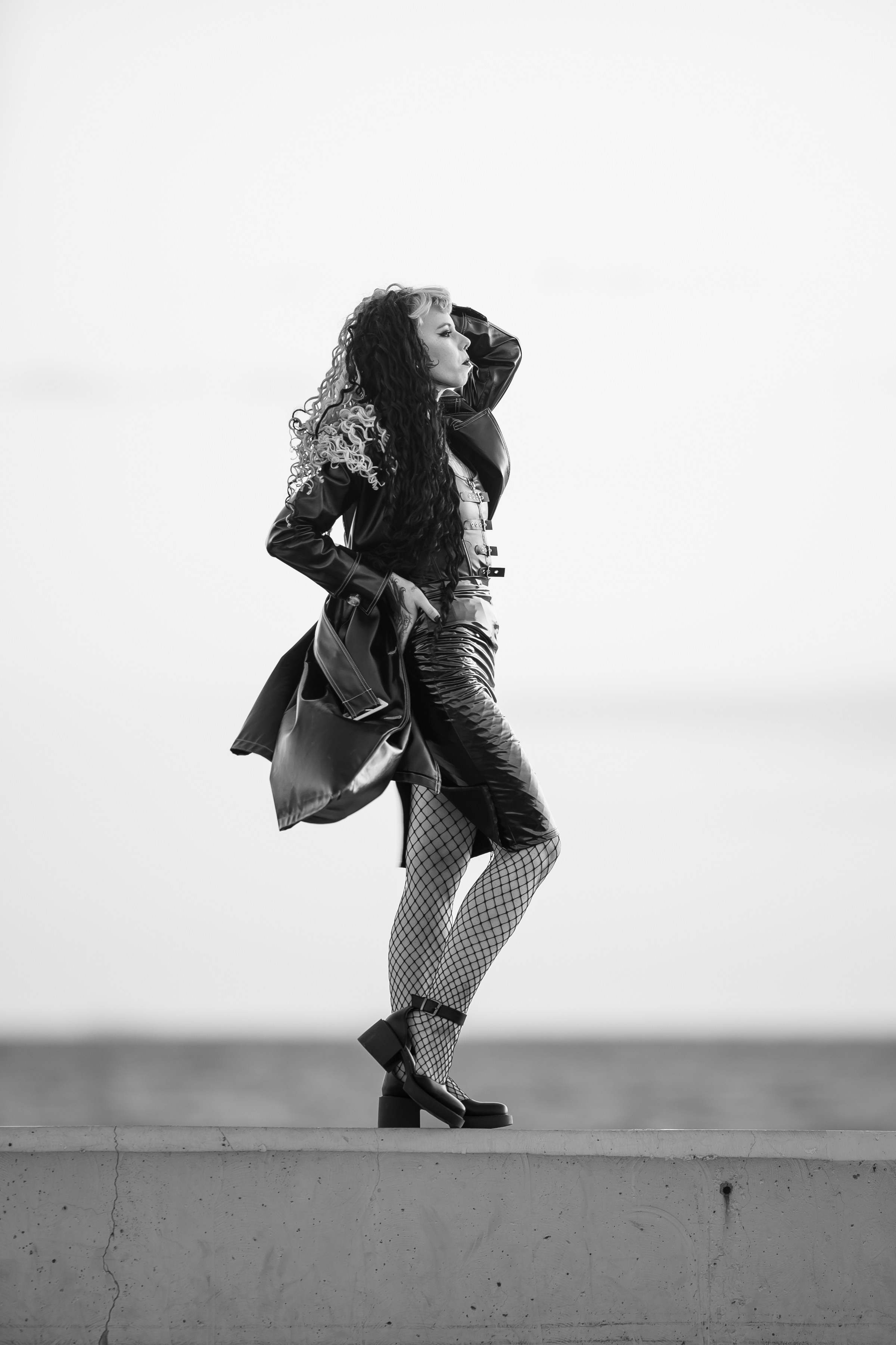 Оля. Паркинг. Портретный фотограф в Санкт-Петербурге Александр Быстрицкий