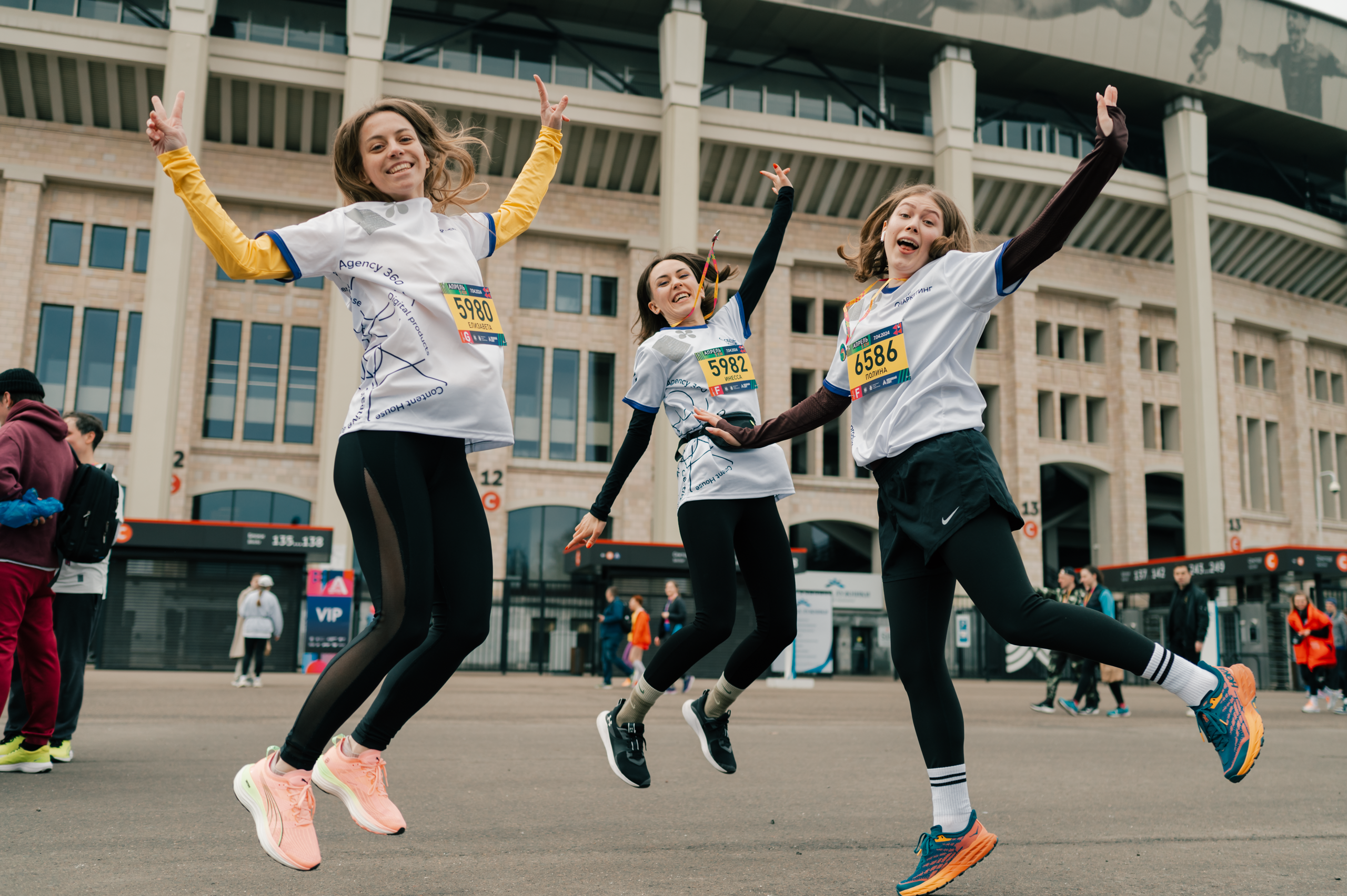 Фотосъёмка участников марафона в Москве. Komonev