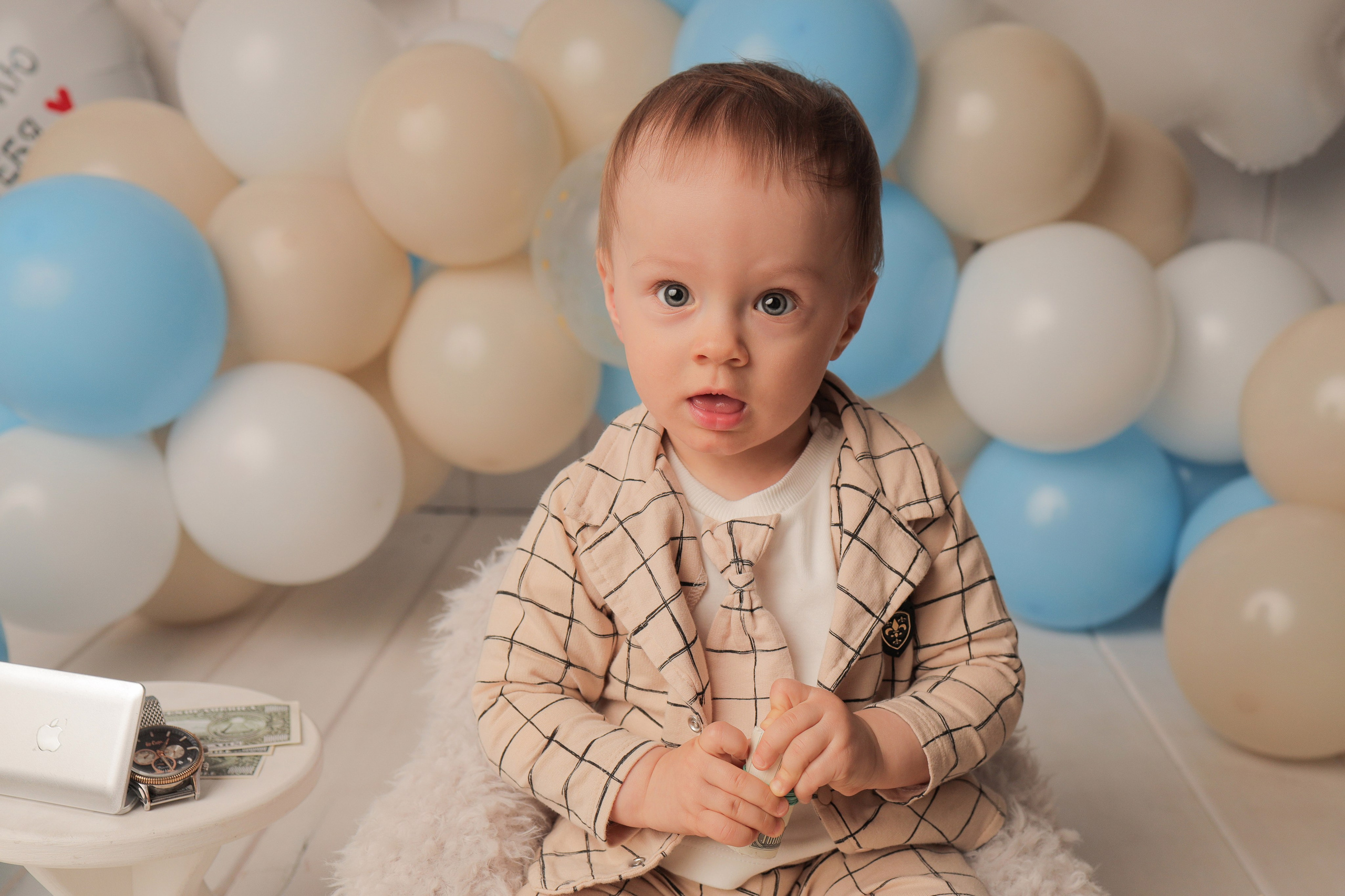 Данил, 1 годик. Фотограф новорожденных в Новокузнецке Анна Горошникова