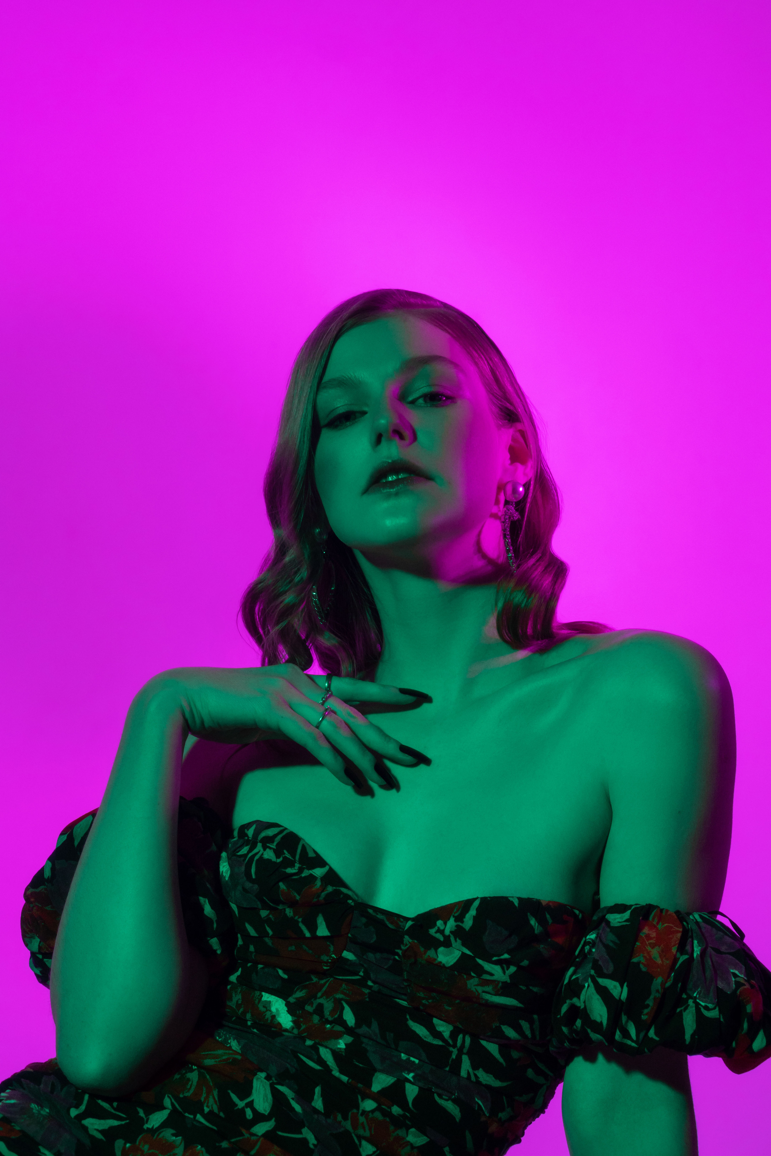 Женские студийные портреты для серт. Фотограф Анастасия Косюра