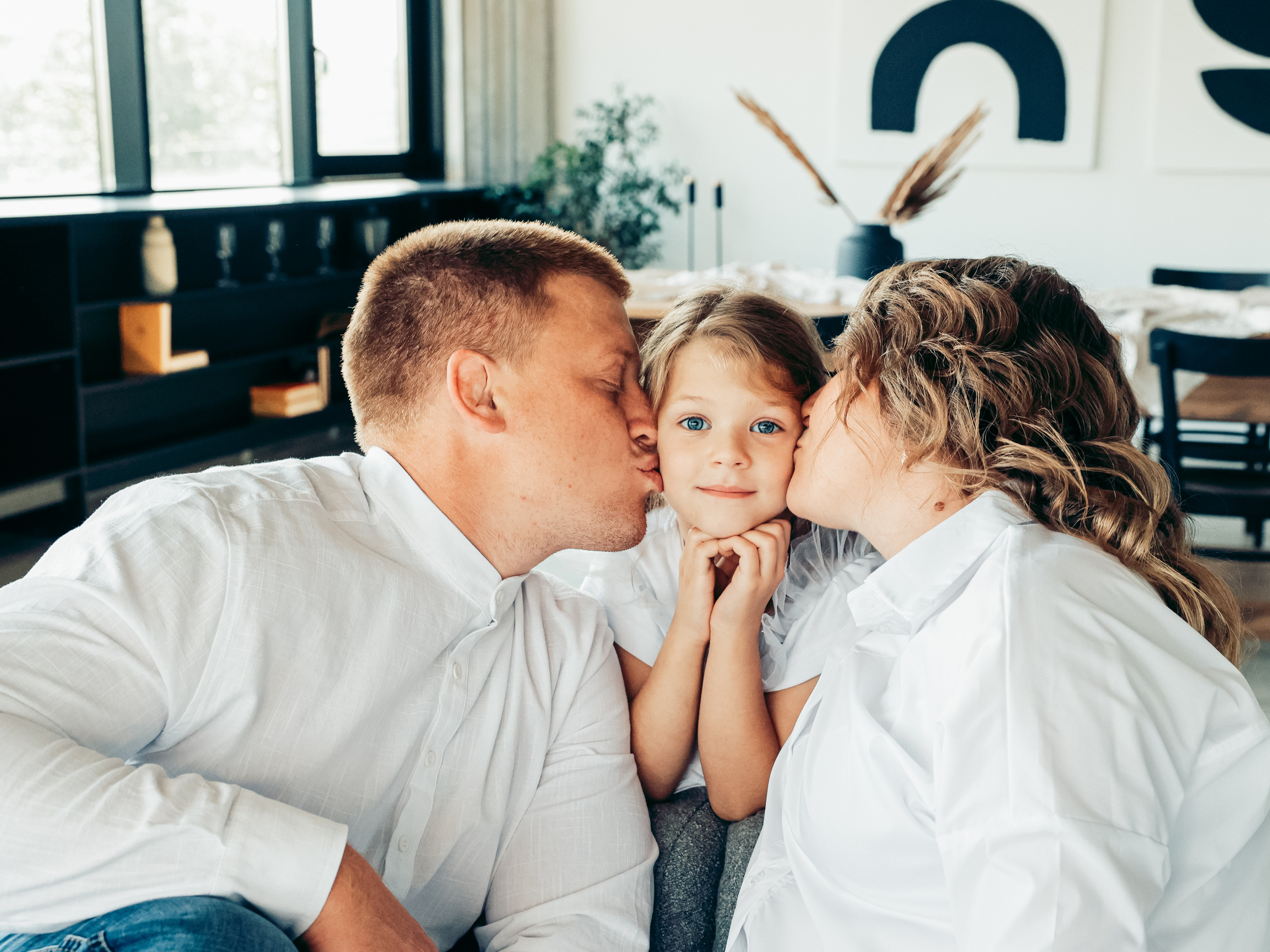 Ксения, Сергей и Арина. Фотограф Анастасия Косюра