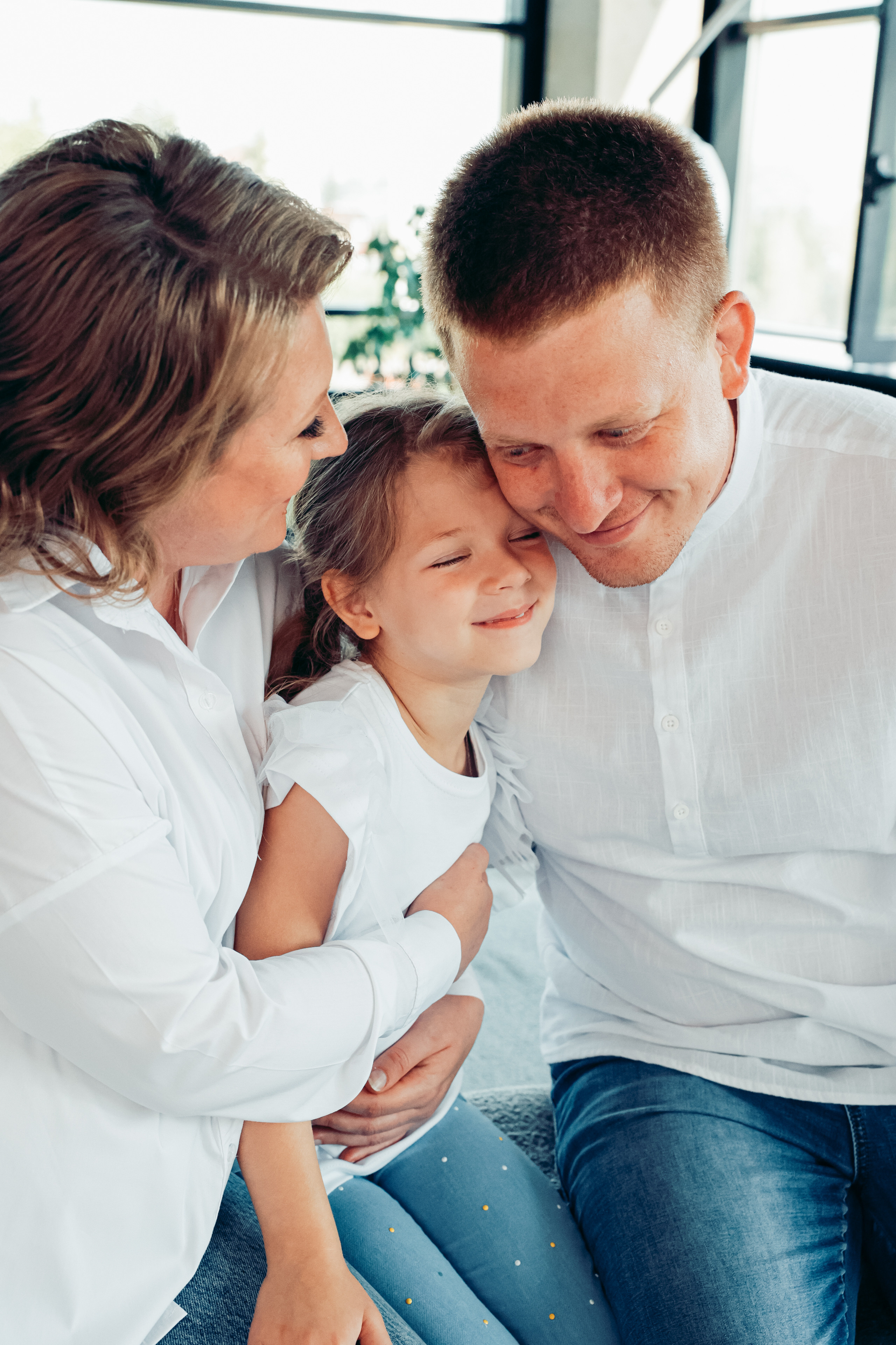 Ксения, Сергей и Арина. Фотограф Анастасия Косюра