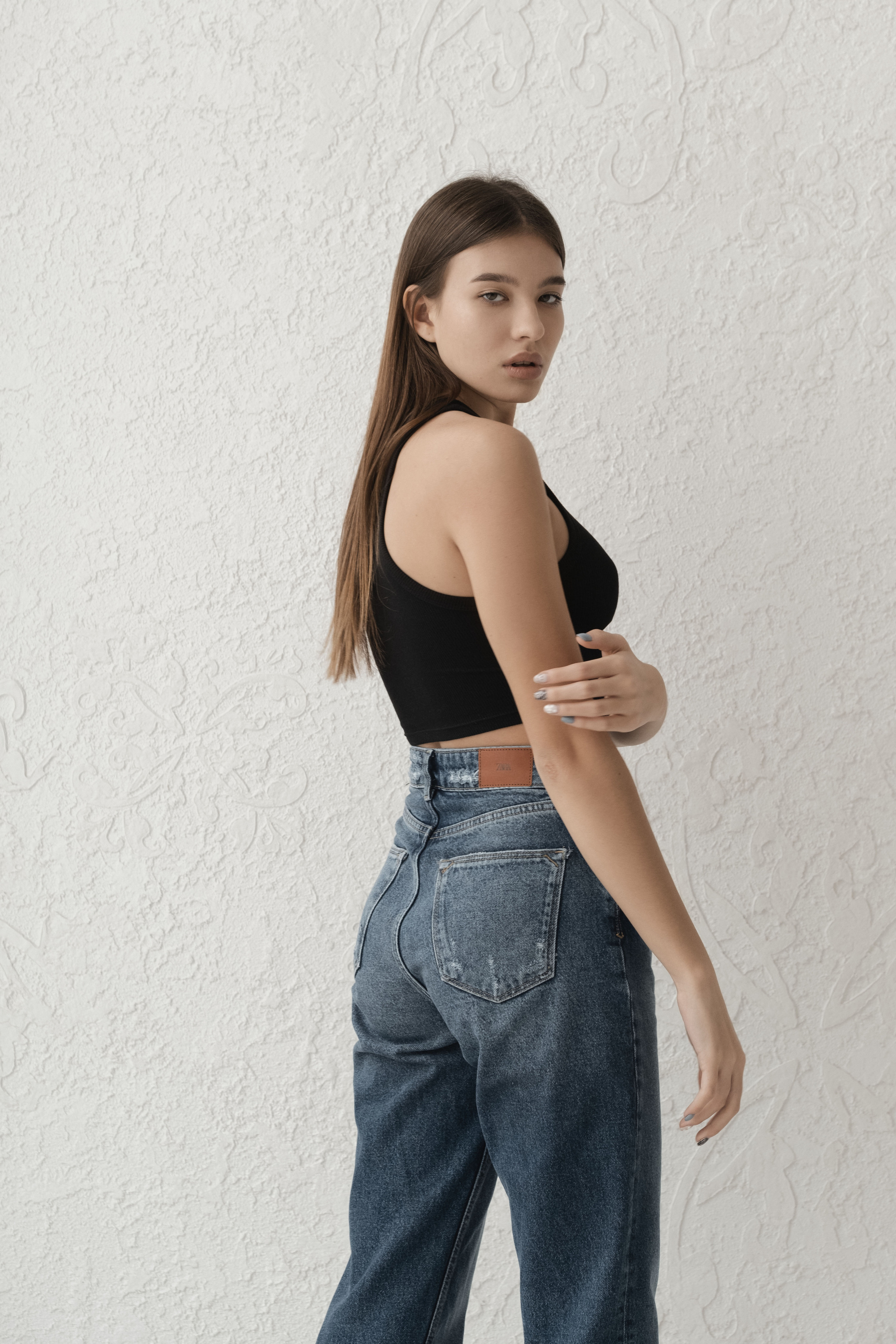 Женские студийные портреты для серт. Фотограф Анастасия Косюра