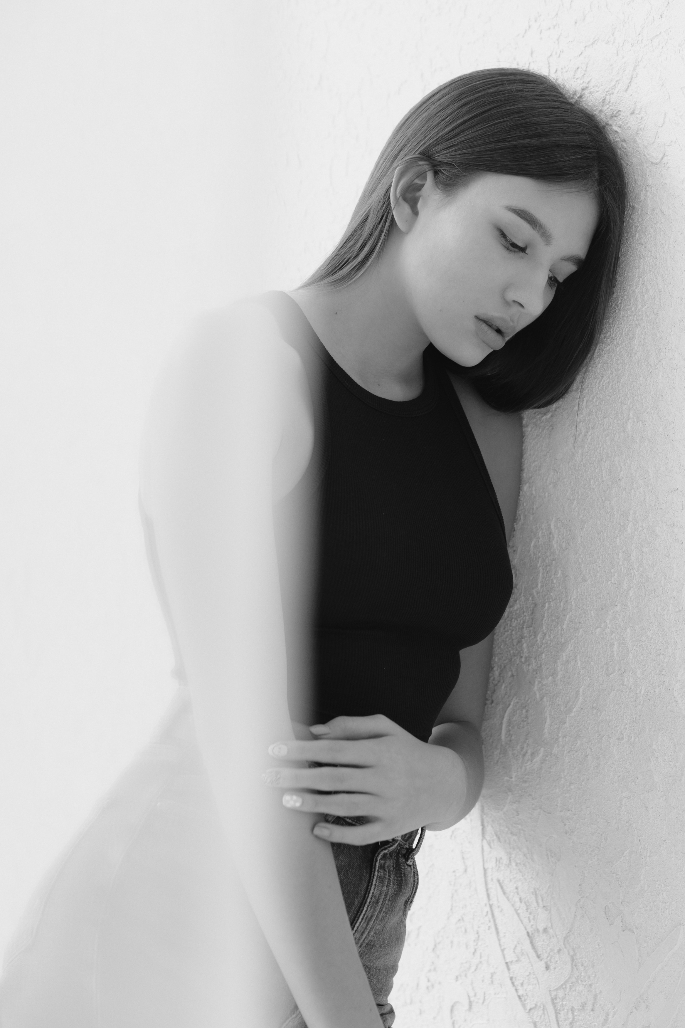 Женские студийные портреты для серт. Фотограф Анастасия Косюра