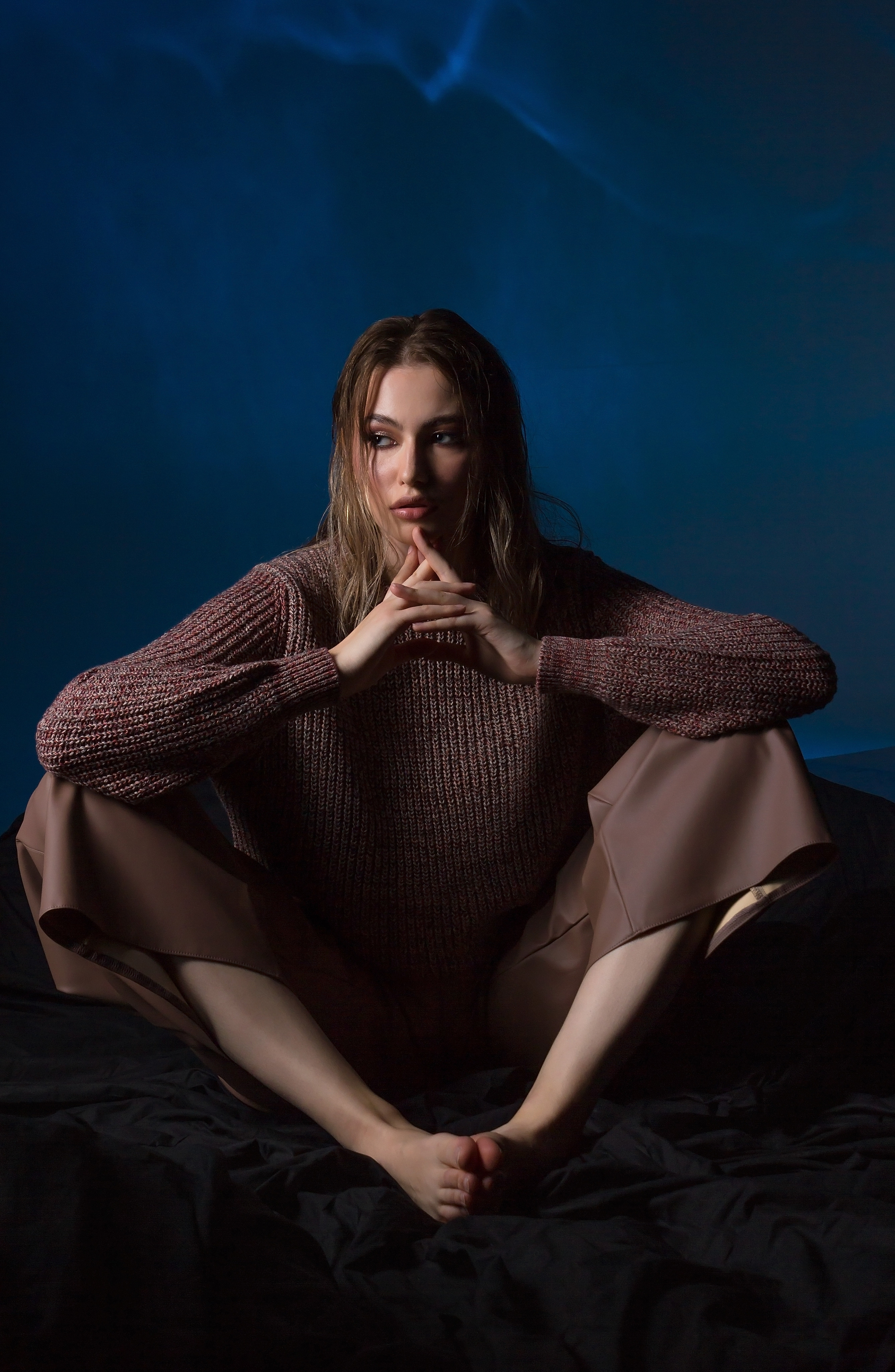 Женские студийные портреты для серт. Фотограф Анастасия Косюра