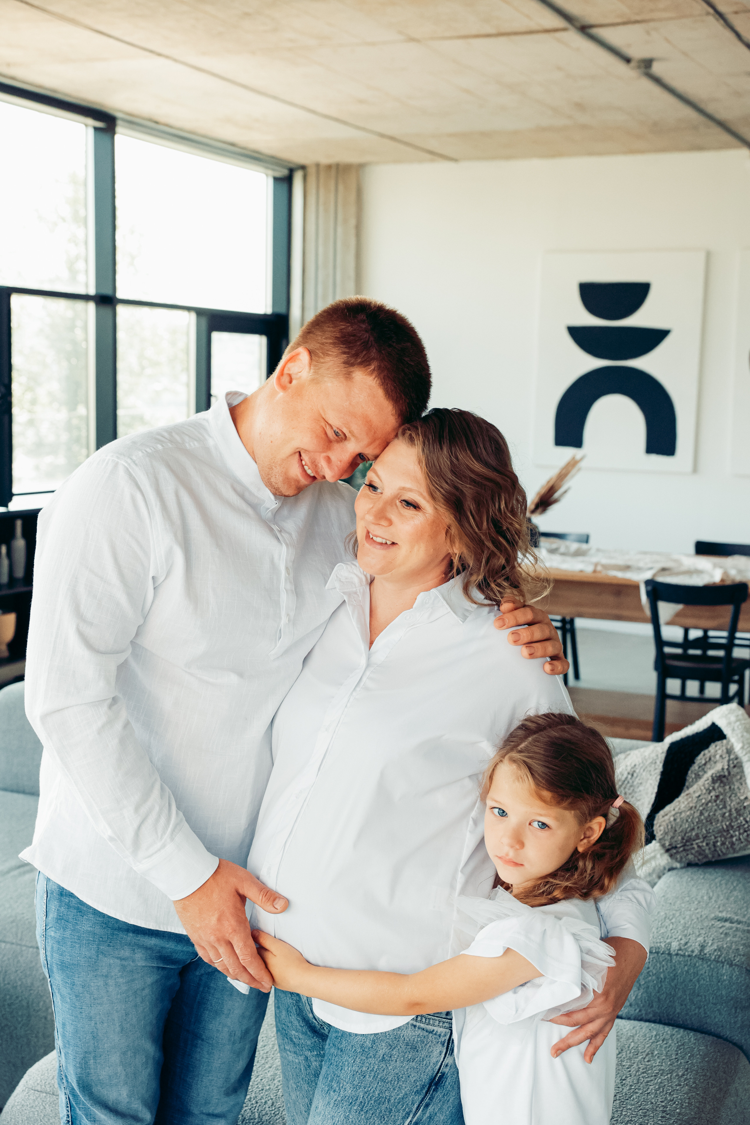 Ксения, Сергей и Арина. Фотограф Анастасия Косюра