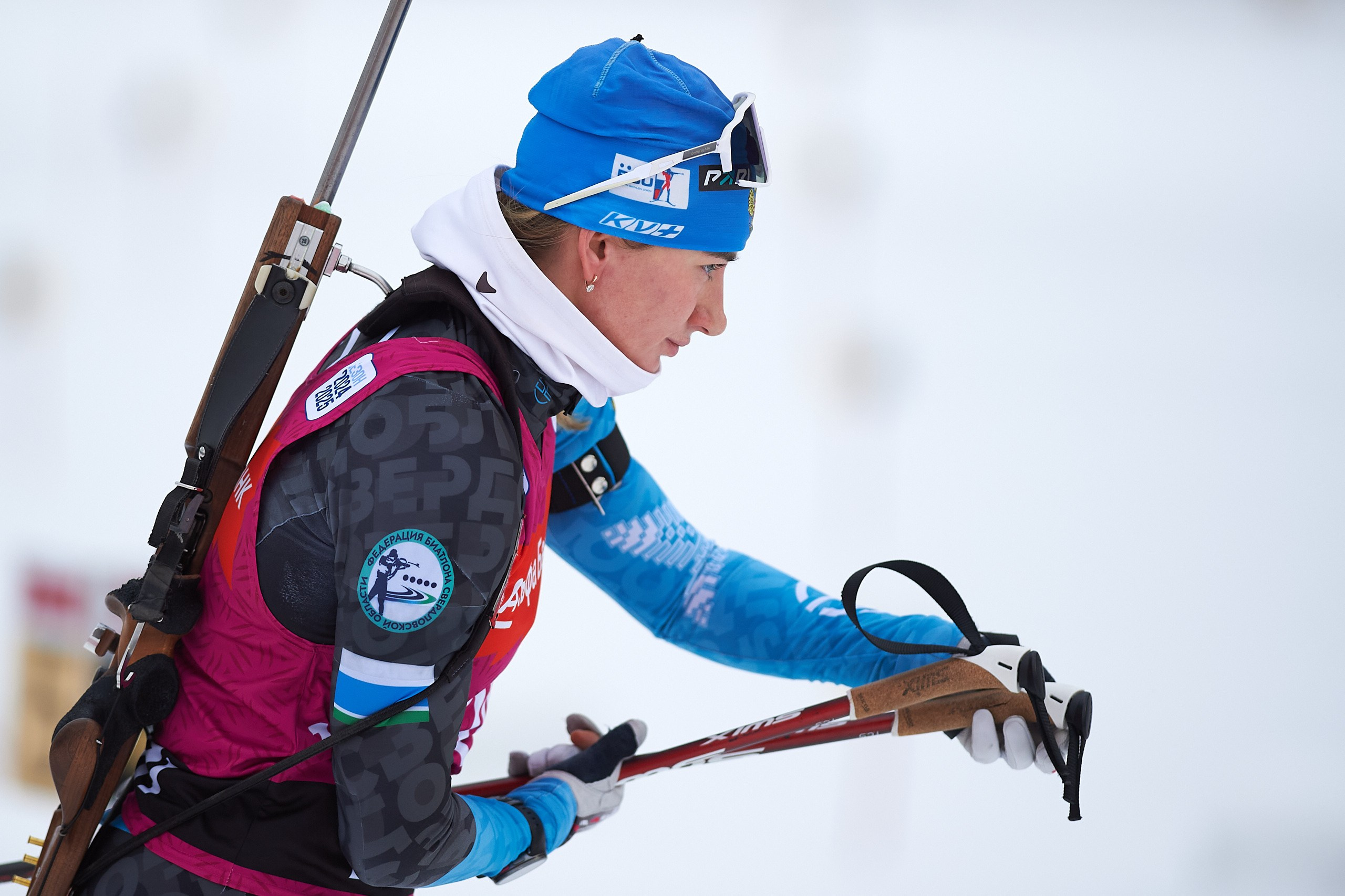 Биатлон. Чемпионат России — 2024/2025, 3-й этап, Ижевск. Ижевская винтовка. Спортивный репортажный фотограф в Ижевске Сергей Мерзляков