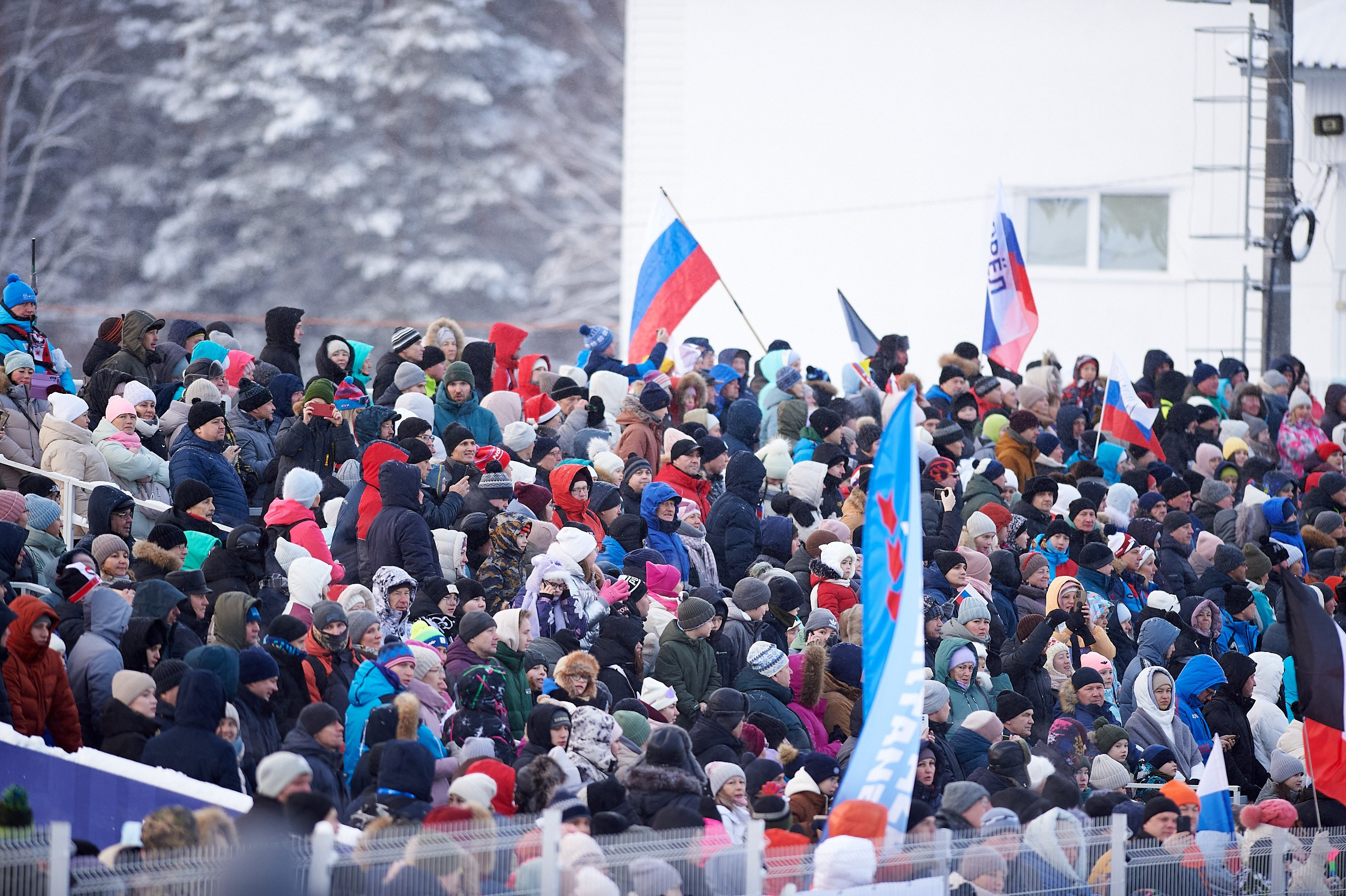 Биатлон. Чемпионат России — 2024/2025, 3-й этап, Ижевск. Спринт. Мужчины. Спортивный репортажный фотограф в Ижевске Сергей Мерзляков