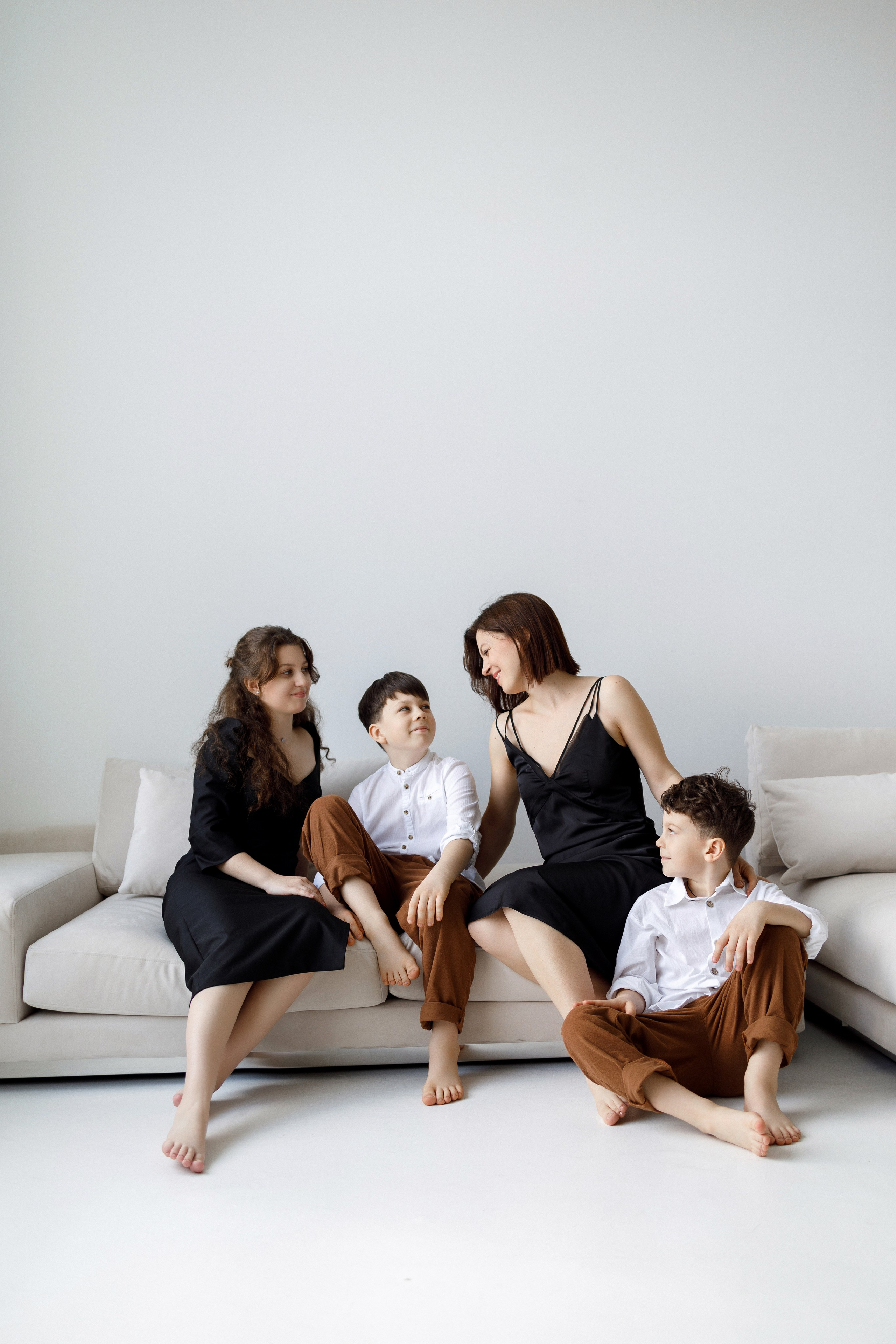 Анна с детьми. Фотограф Краснодар