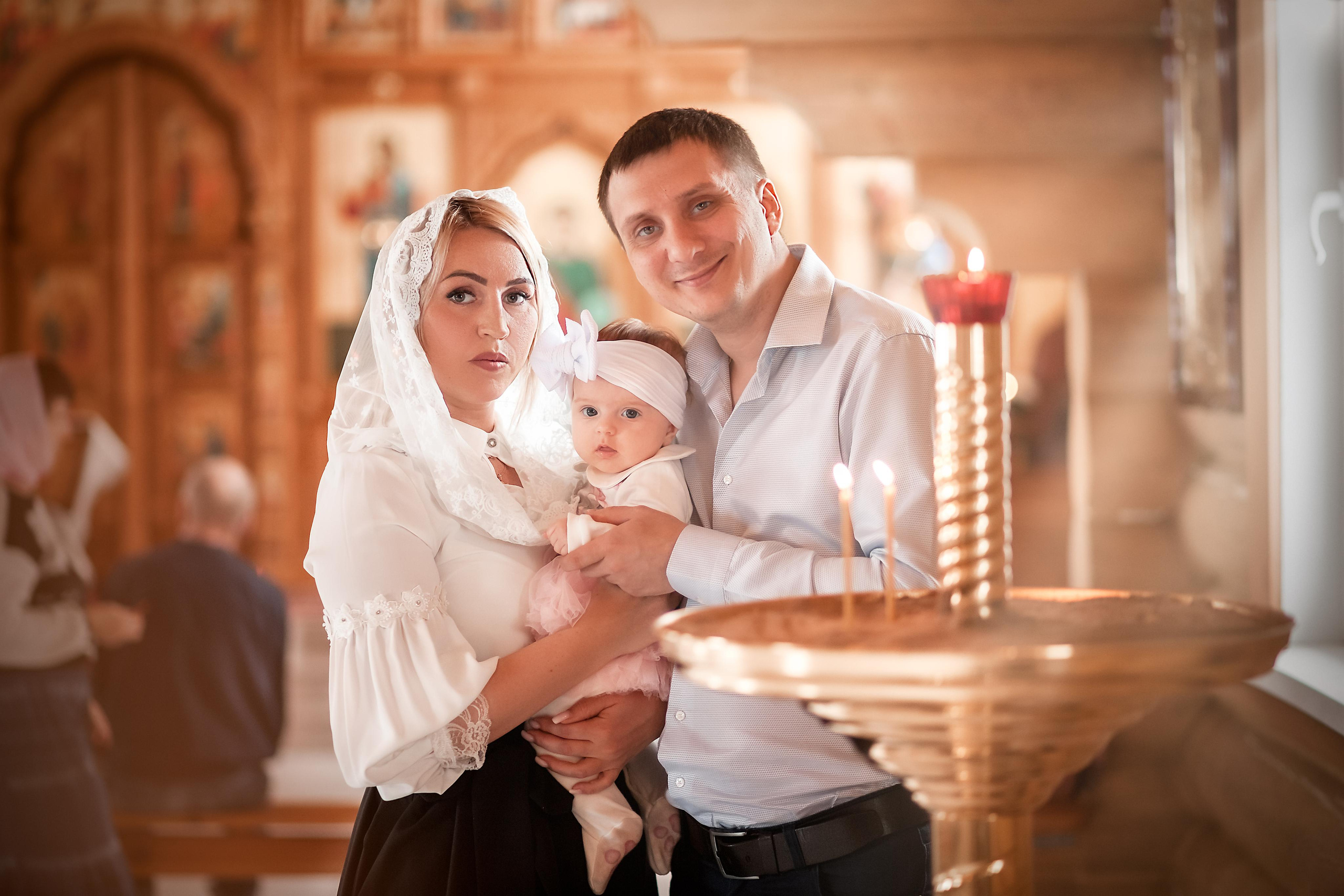 Таинство крещения Настеньки. Детский, семейный фотограф в Южно-Сахалинске, Невельске и Холмске