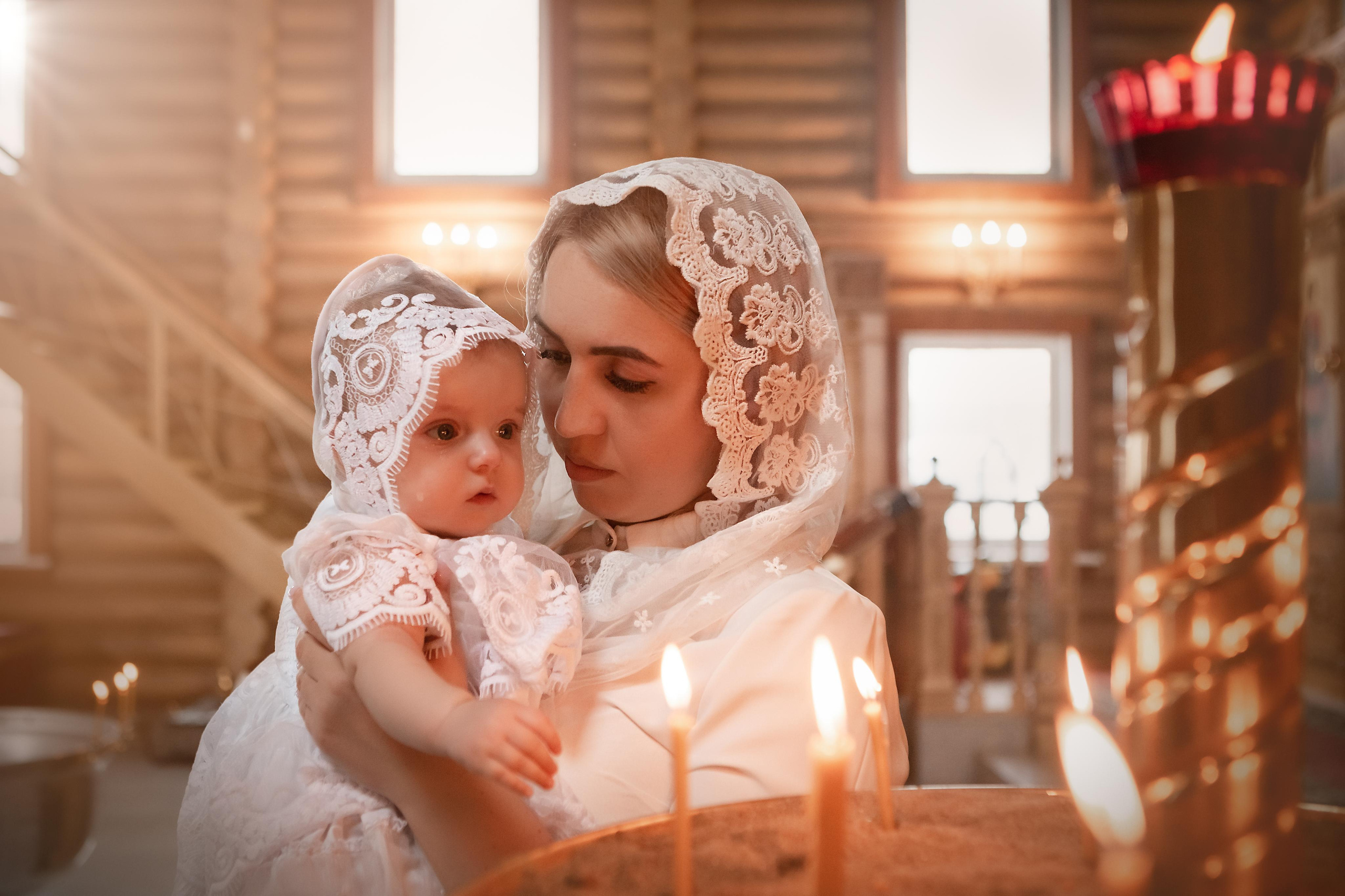 Таинство крещения Настеньки. Детский, семейный фотограф в Южно-Сахалинске, Невельске и Холмске