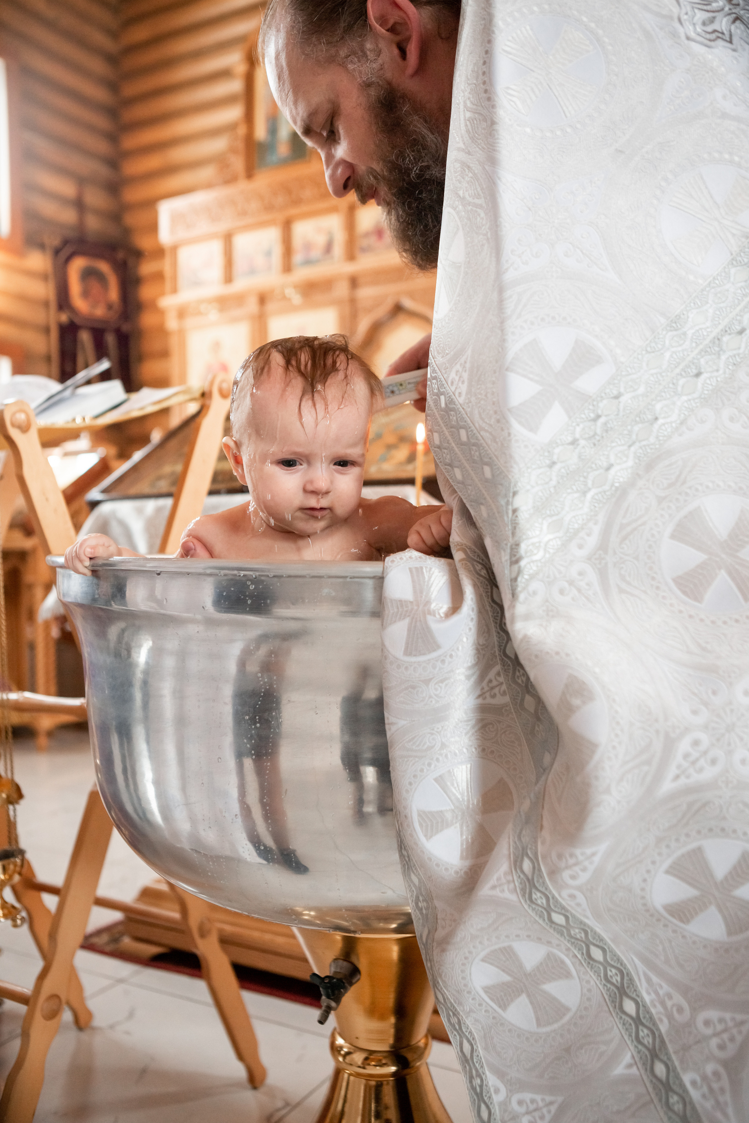 Таинство крещения Настеньки. Детский, семейный фотограф в Южно-Сахалинске, Невельске и Холмске