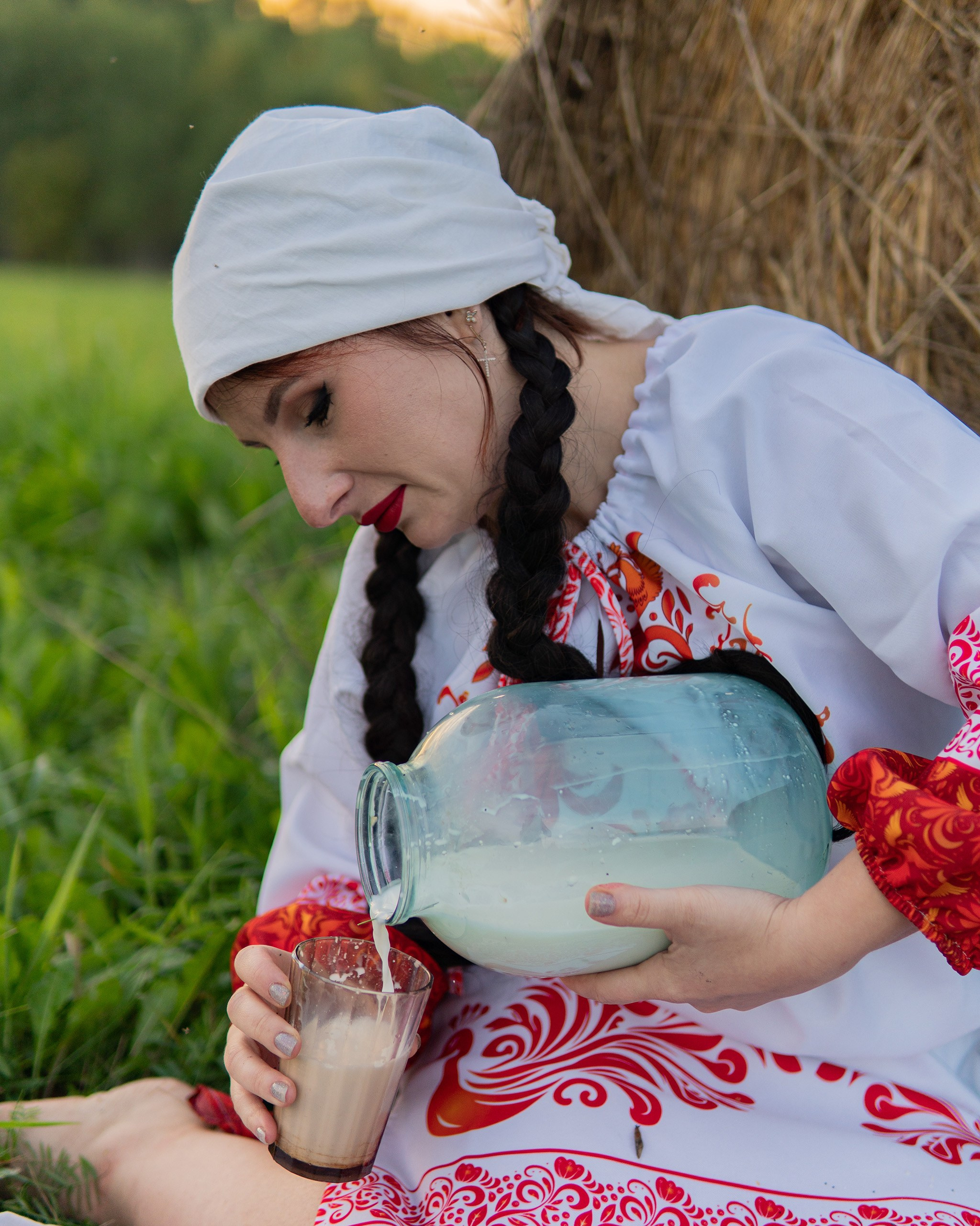 Тематическая \ Творческая \ Фотосъёмка в славянском наряде: Татьяна — гармония традиций и природы. Hannanovmoments