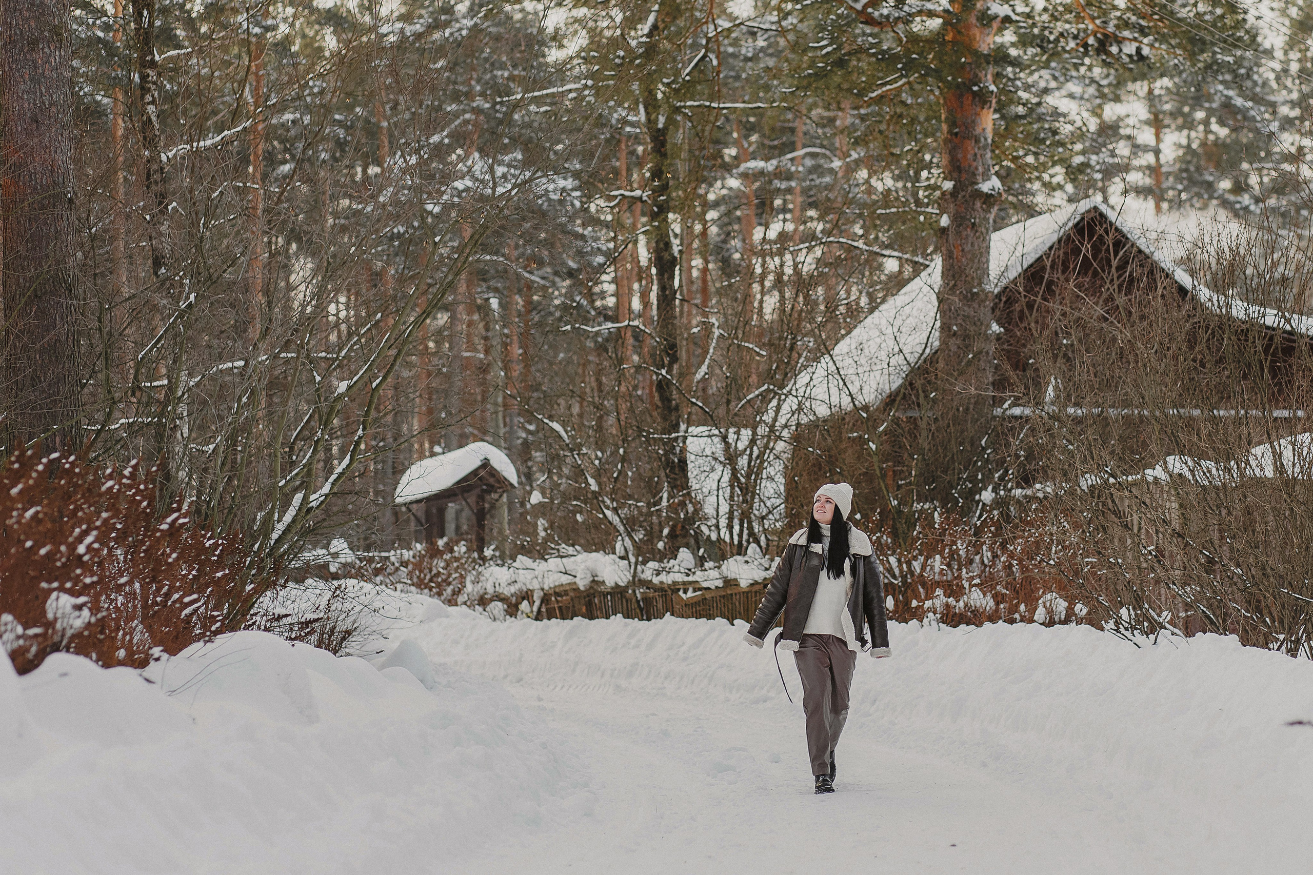 Фотосессия в зимнем лесу. Фотограф в Москве и Люберцах Анна Ушакова