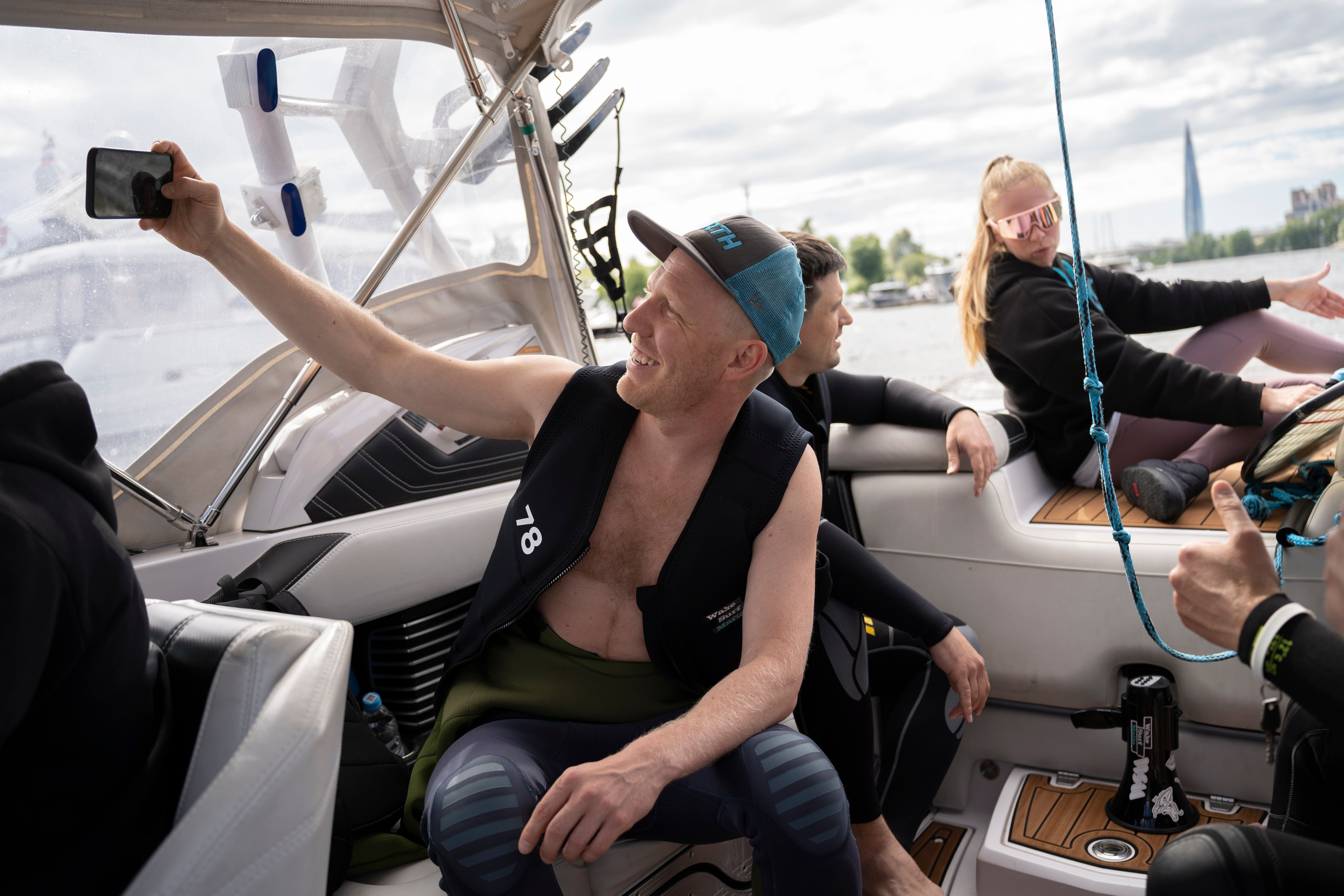 Wakesurfing. Екатерина Чаечка