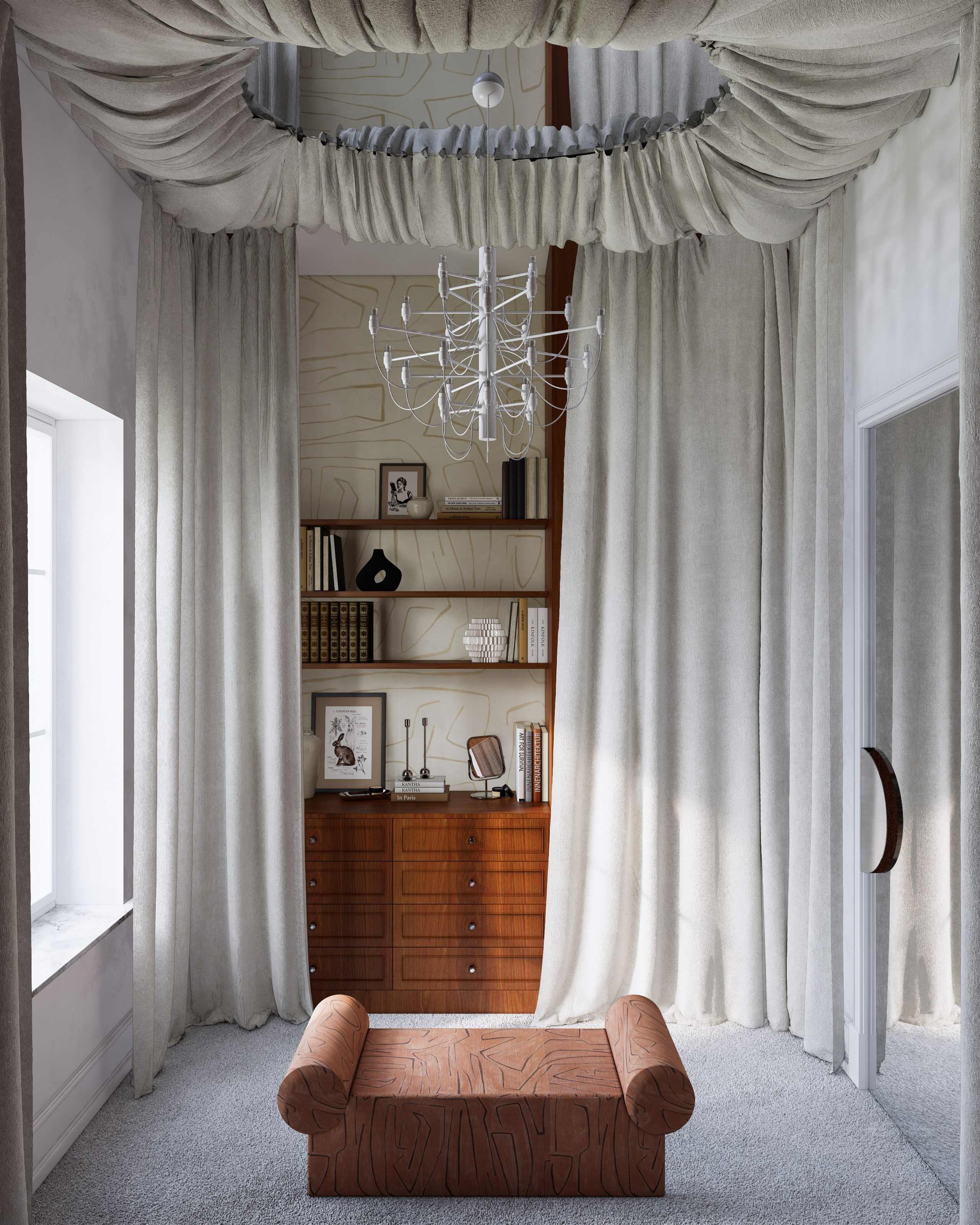 Квартира для деятелей искусств в Санкт-Петербурге, 2023 год, 98 м.кв. BYPRITCHINA | студия дизайна интерьера г. Москва