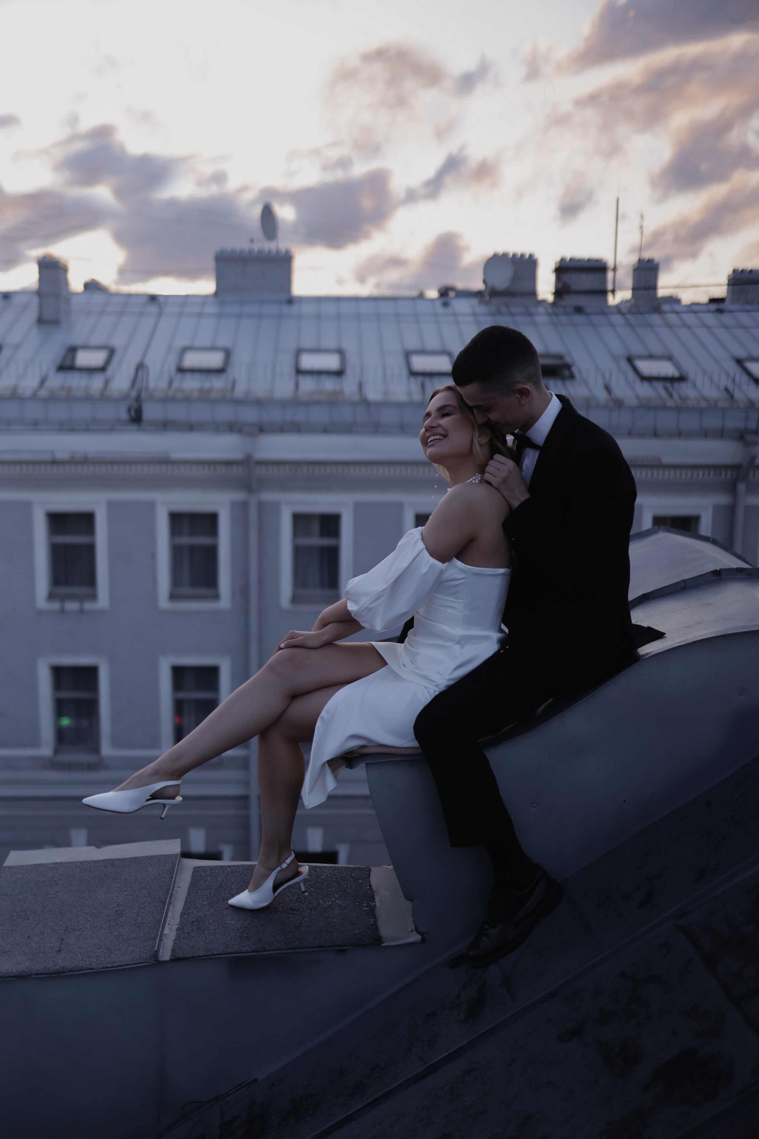 Крыши Петербурга. Свадебный фотограф в Москве и Санкт- Петербурге Алина Сараева
