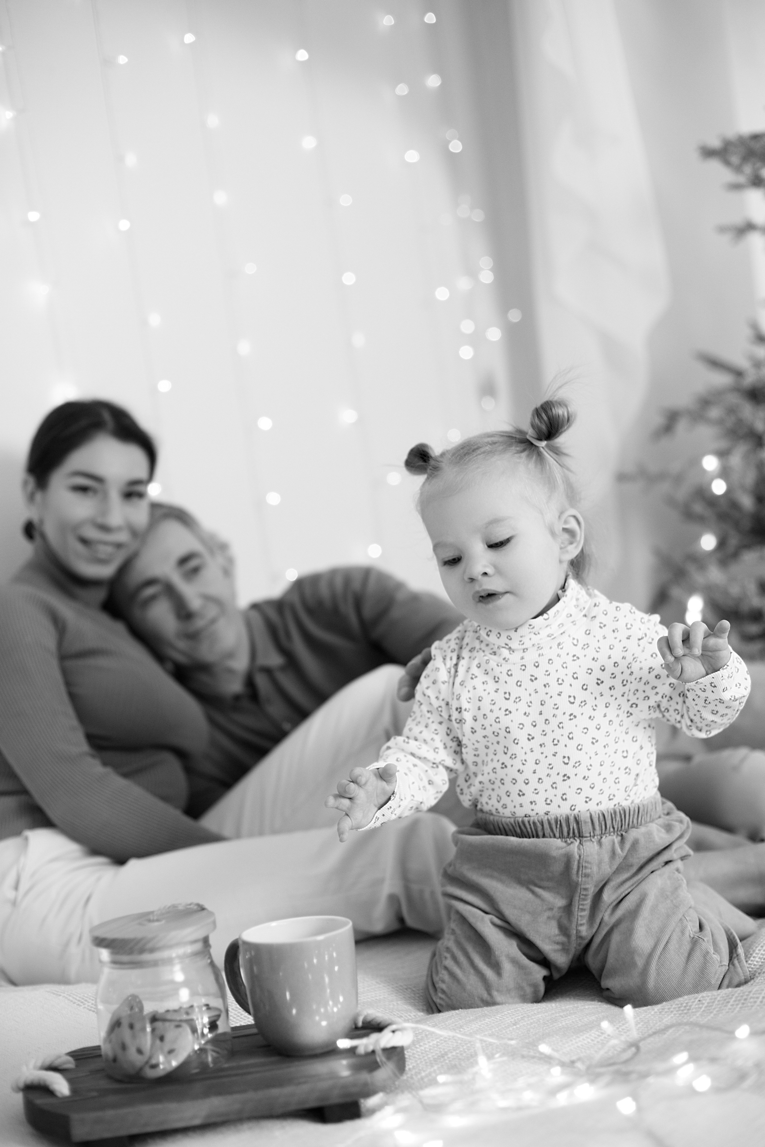 Дарья, Сергей и Оливия. Фотограф Алина Кучумова