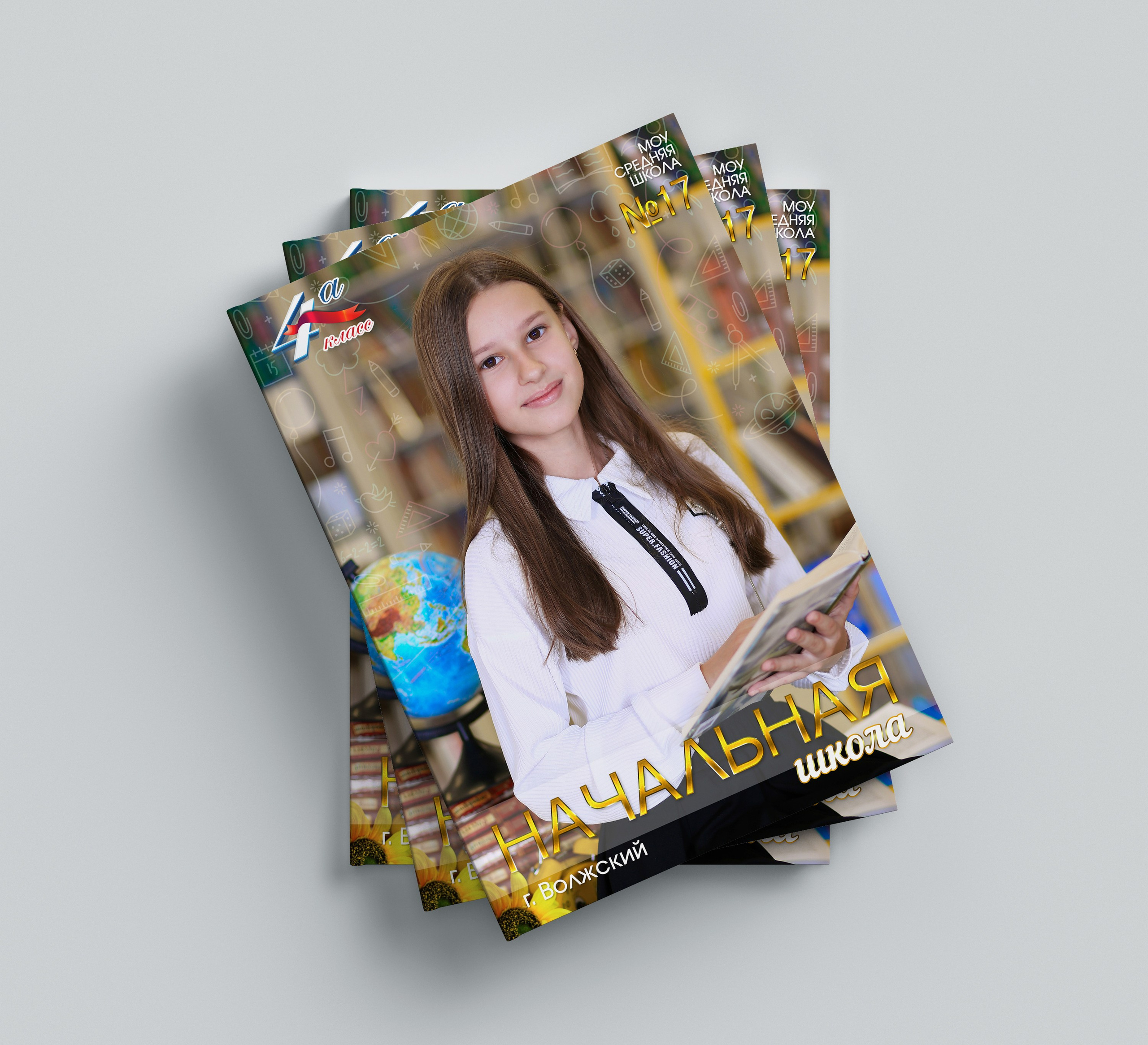 Фотокнига 21×30 см, 4 разворотов (8 страниц). Студия Силуэт