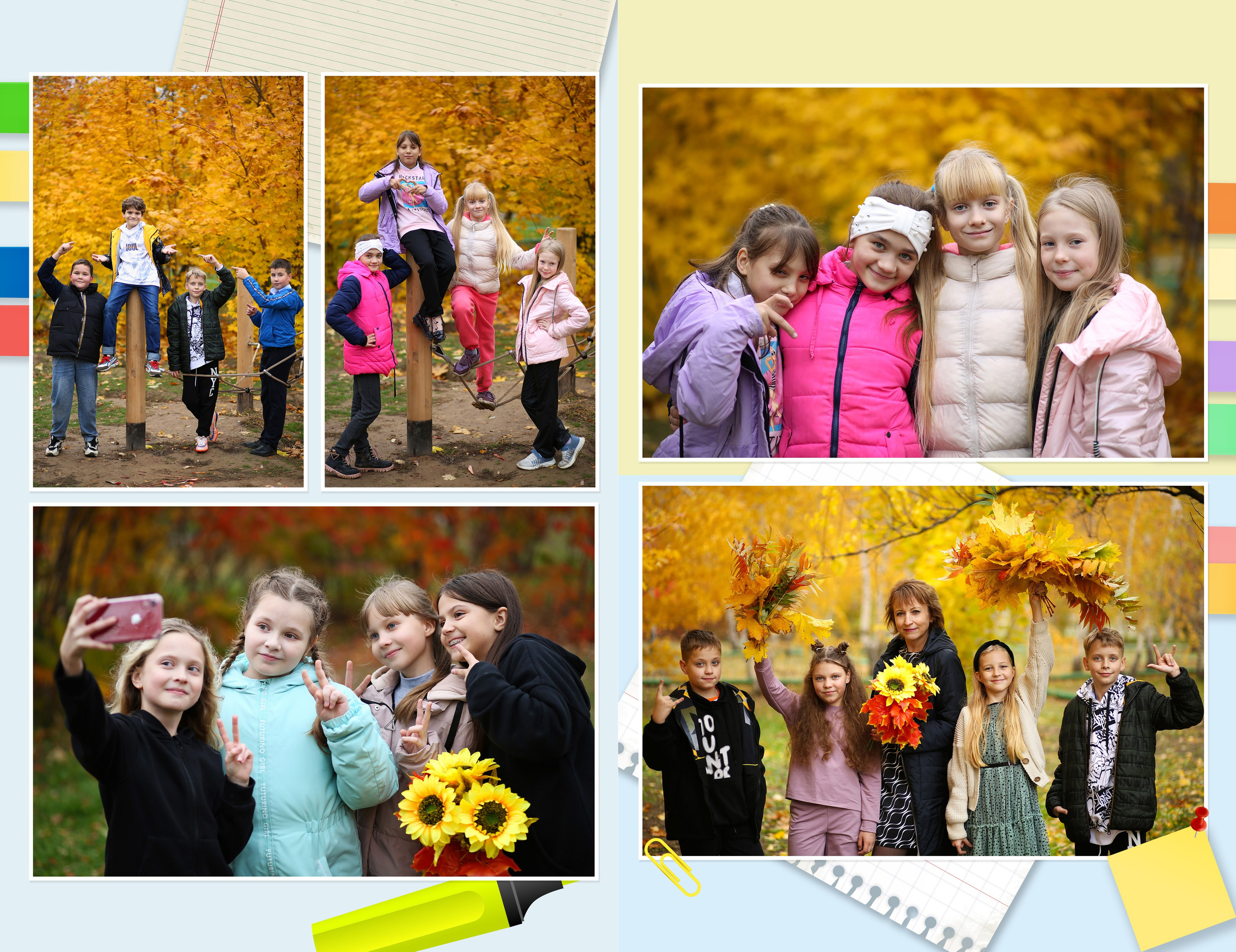 Фотокнига 21×30, 12 разворотов (24 страницы). Студия Силуэт