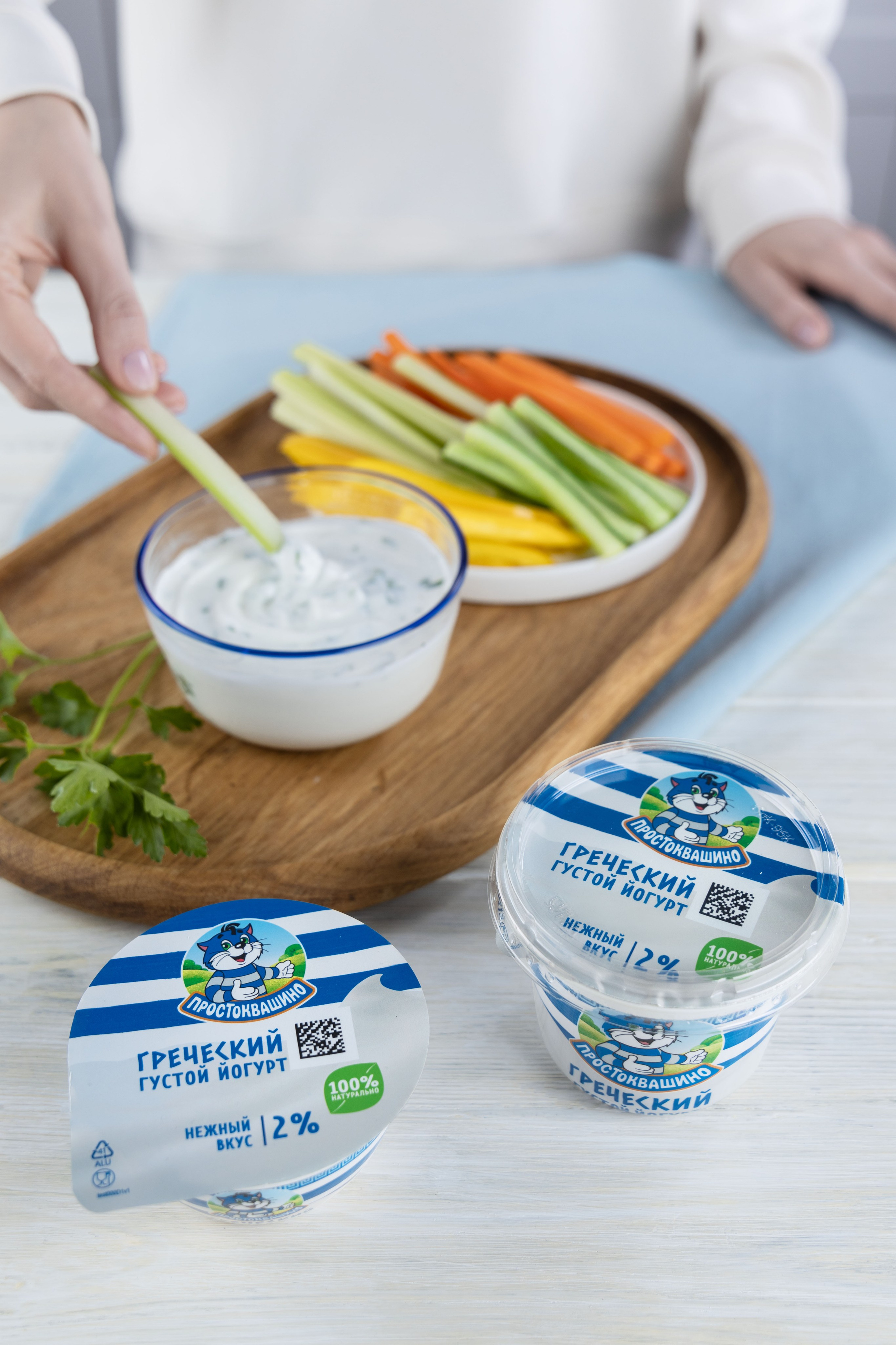 Рекламная фуд-фотосъемка для Простоквашино. Фуд — предметный фотограф в Москве