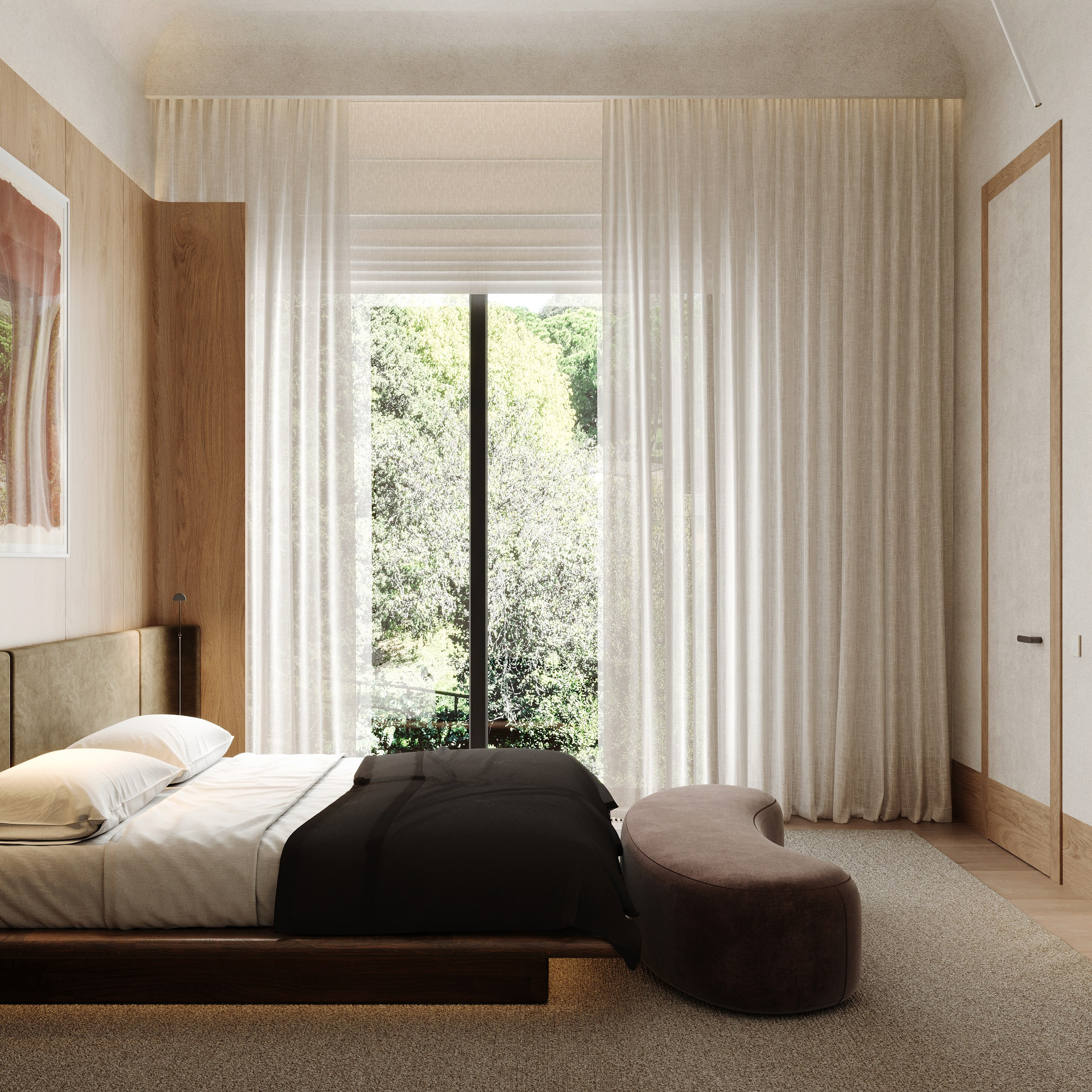 Гостевая комната | Алена Тютенкова. 3D визуализатор Екатерина Минакова