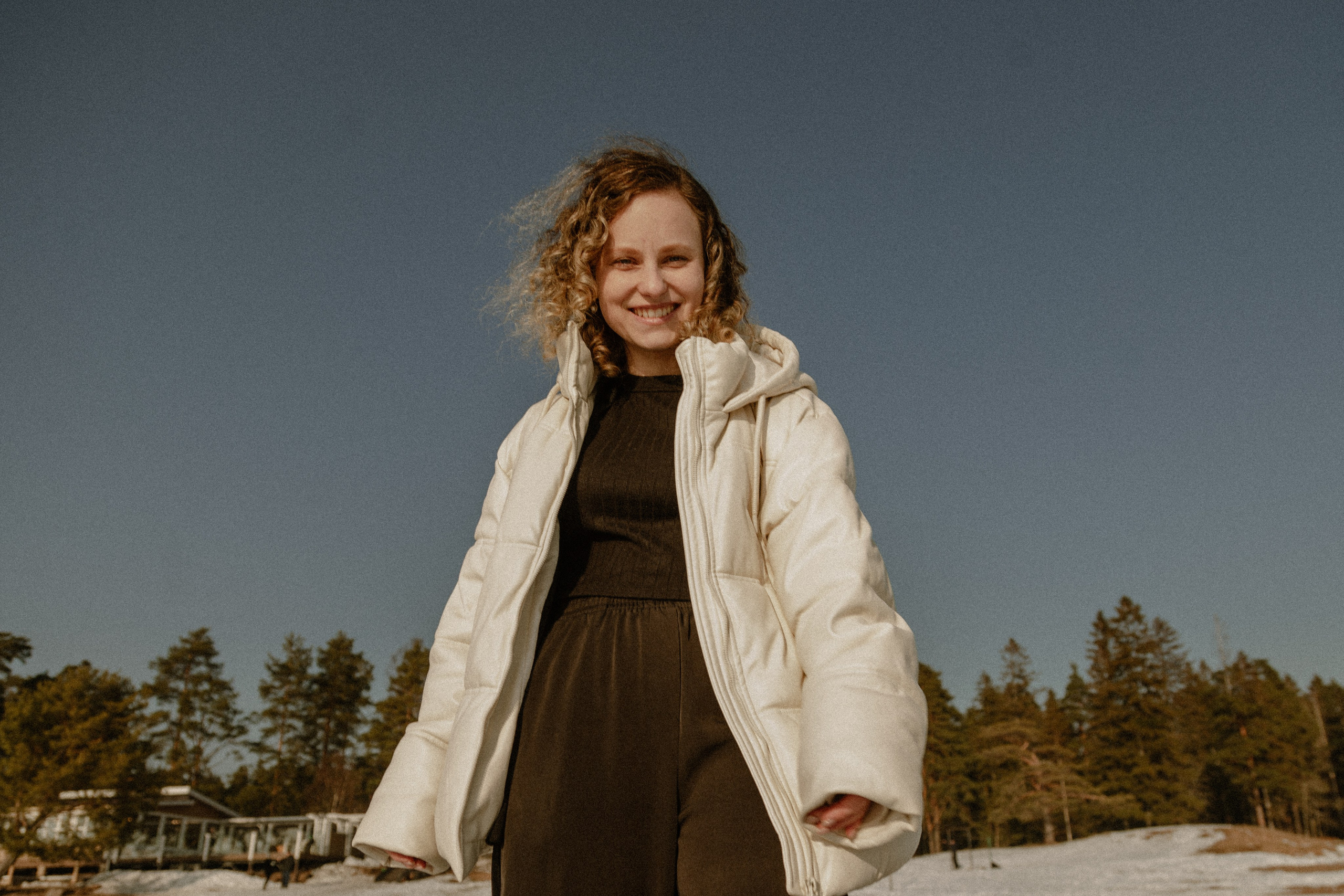 Зимняя фотосъемка пары: Андрея и Ани в Санкт-Петербурге