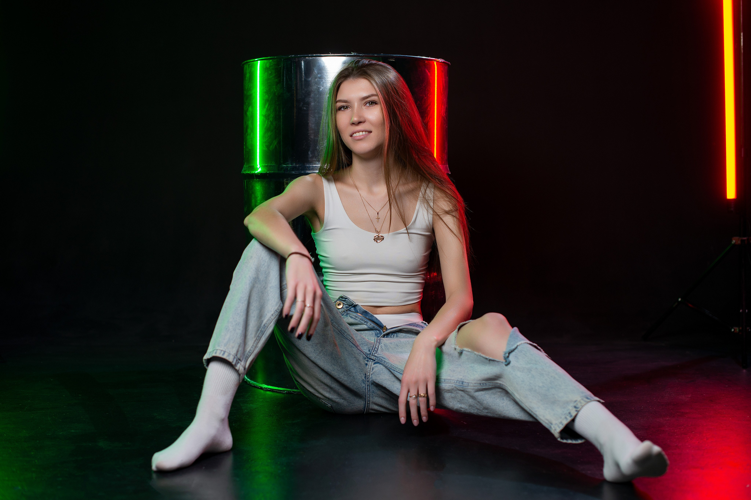 Ксения в фотостудии Black & White. Творческий фотограф Вологда