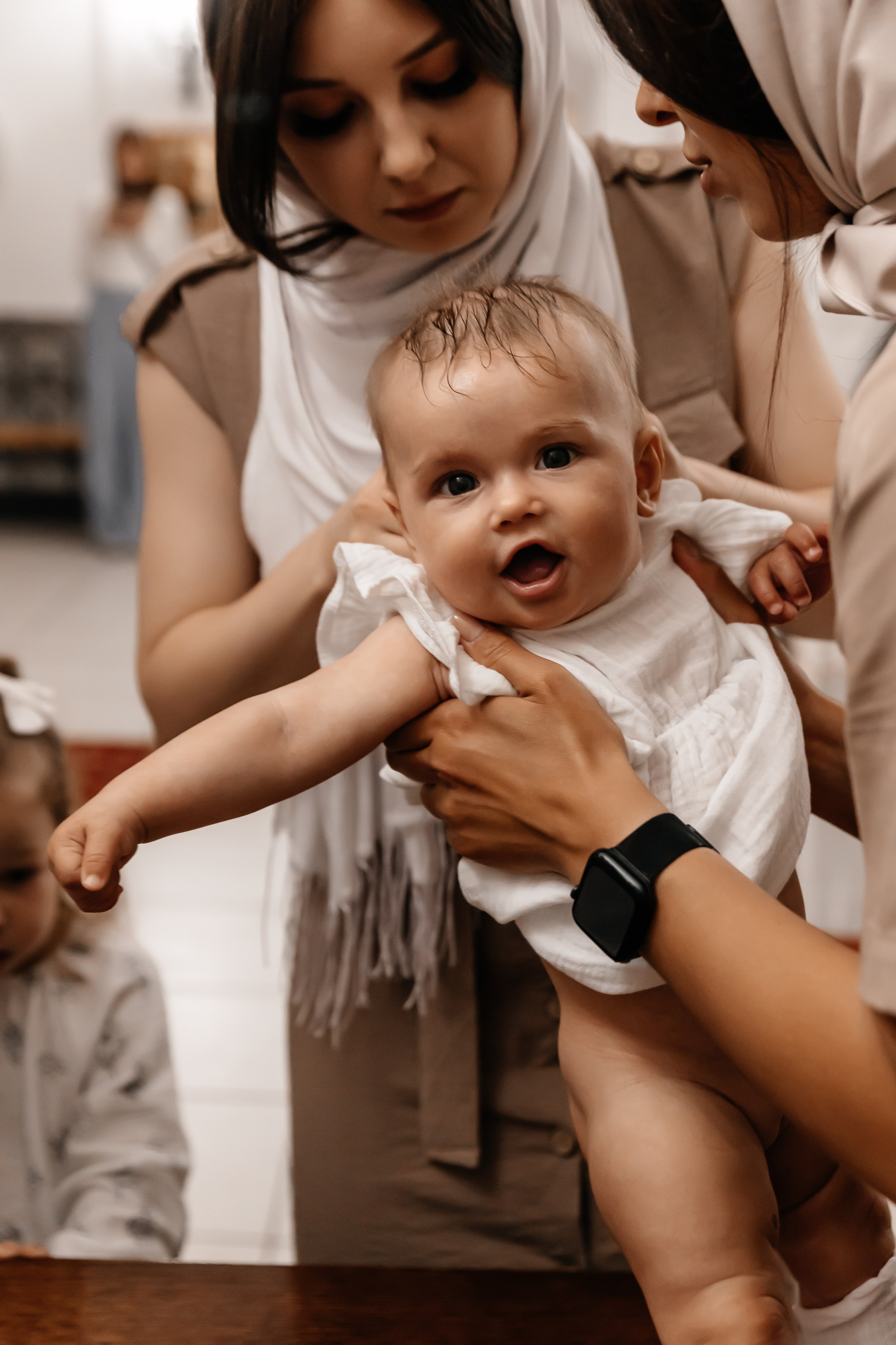Крещение Ксении. Семейный фотограф Минск Усова Ольга